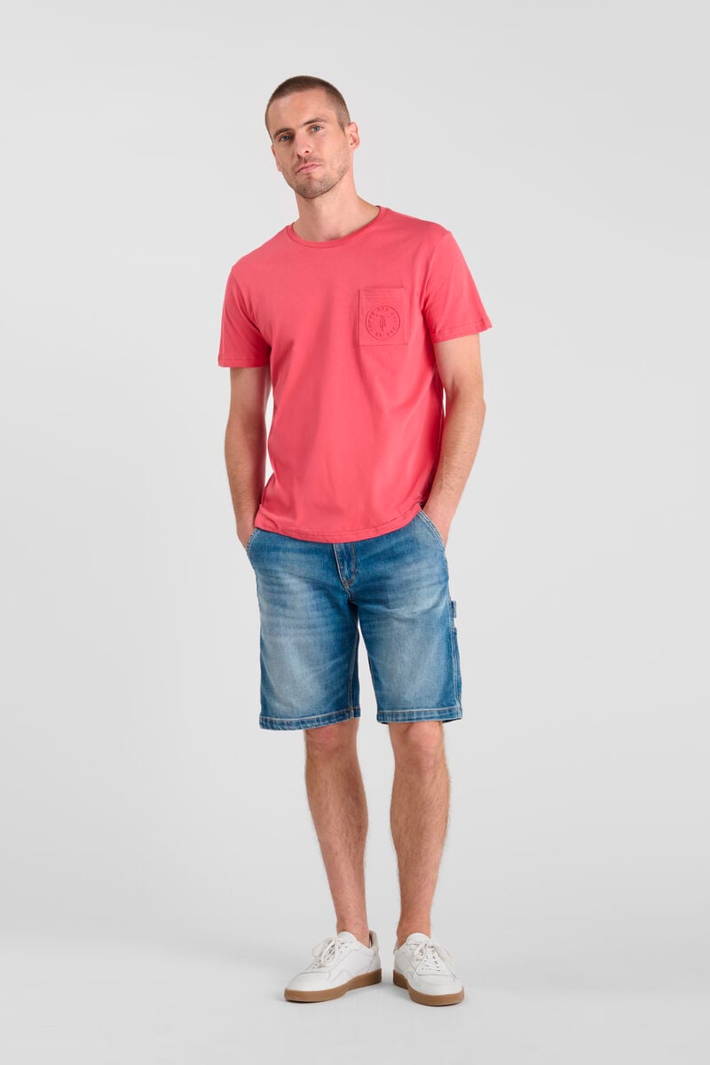 Tommy Badge T-shirt LE TEMPS DES CERISES Pink