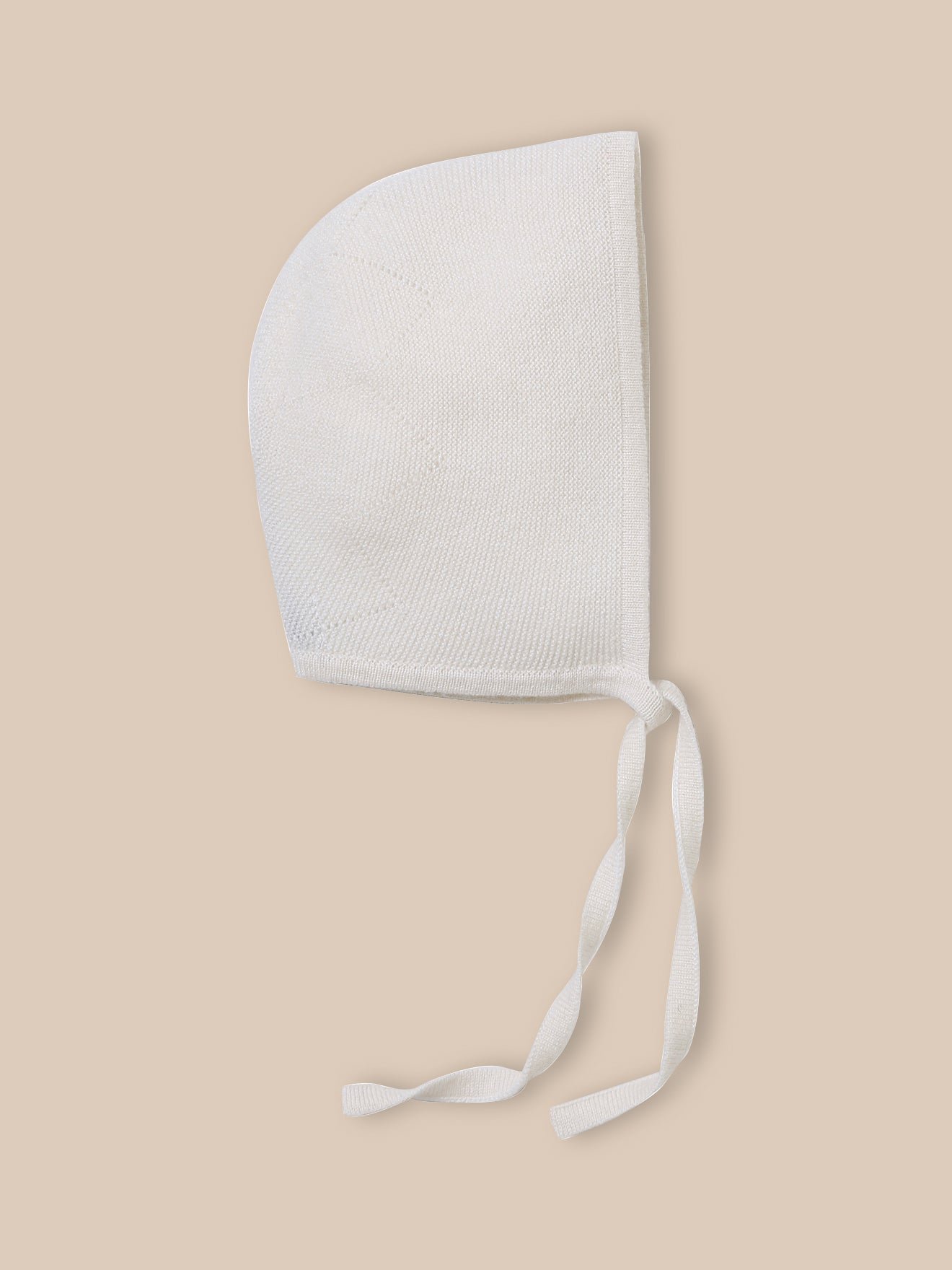 Cashmere newborn bonnet CYRILLUS White