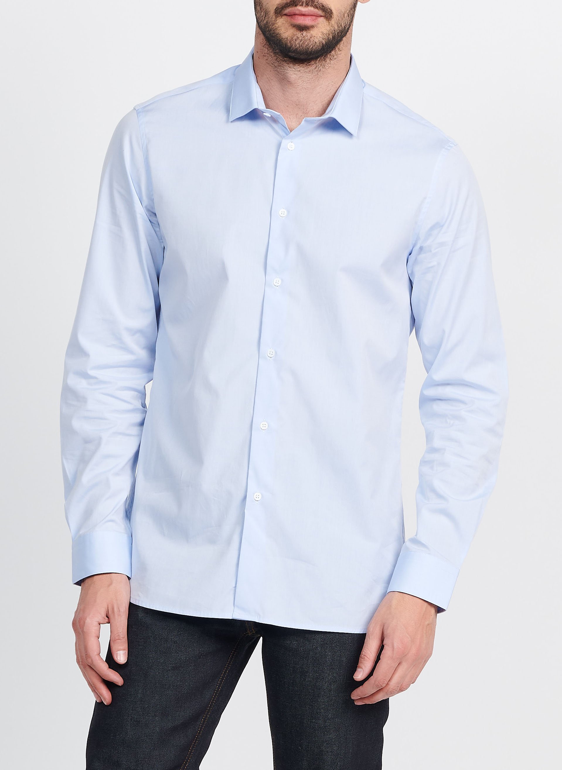 Regular-fit cotton shirt with classic collar ATELIER PRIVE