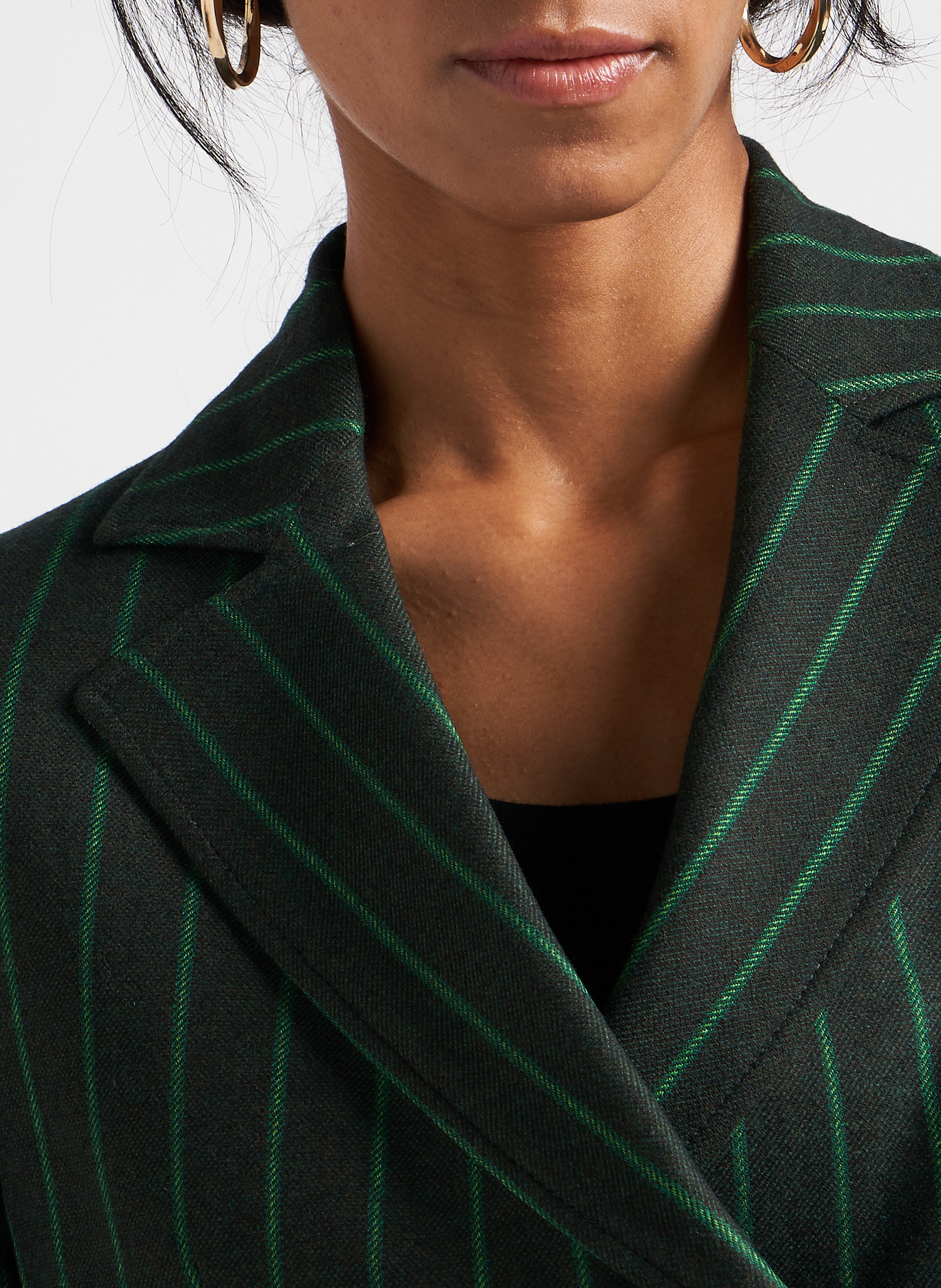 Figurbetonter Blazer mit Streifen DIEGA Grun