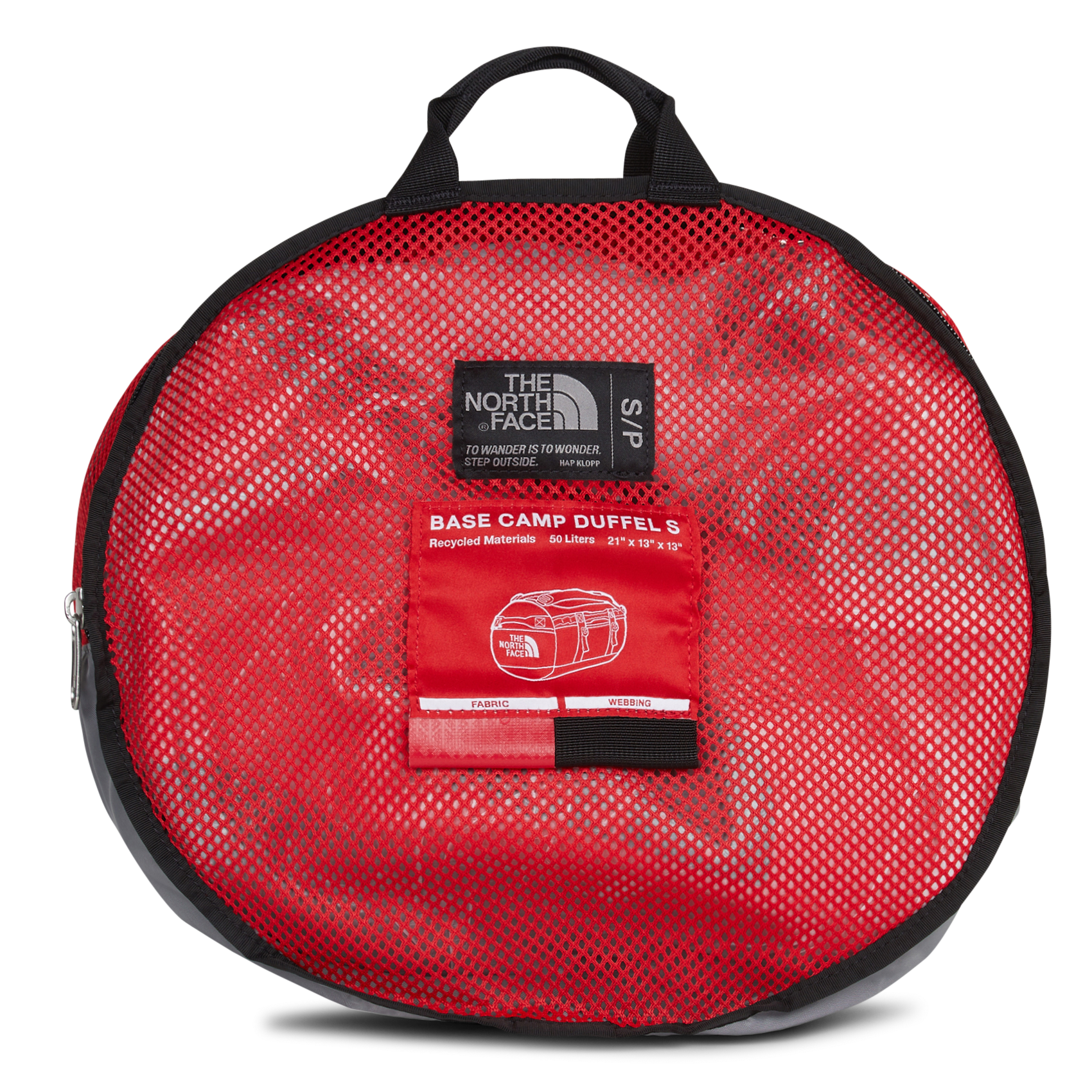 Sac de voyage compacte uni  THE NORTH FACE Rouge