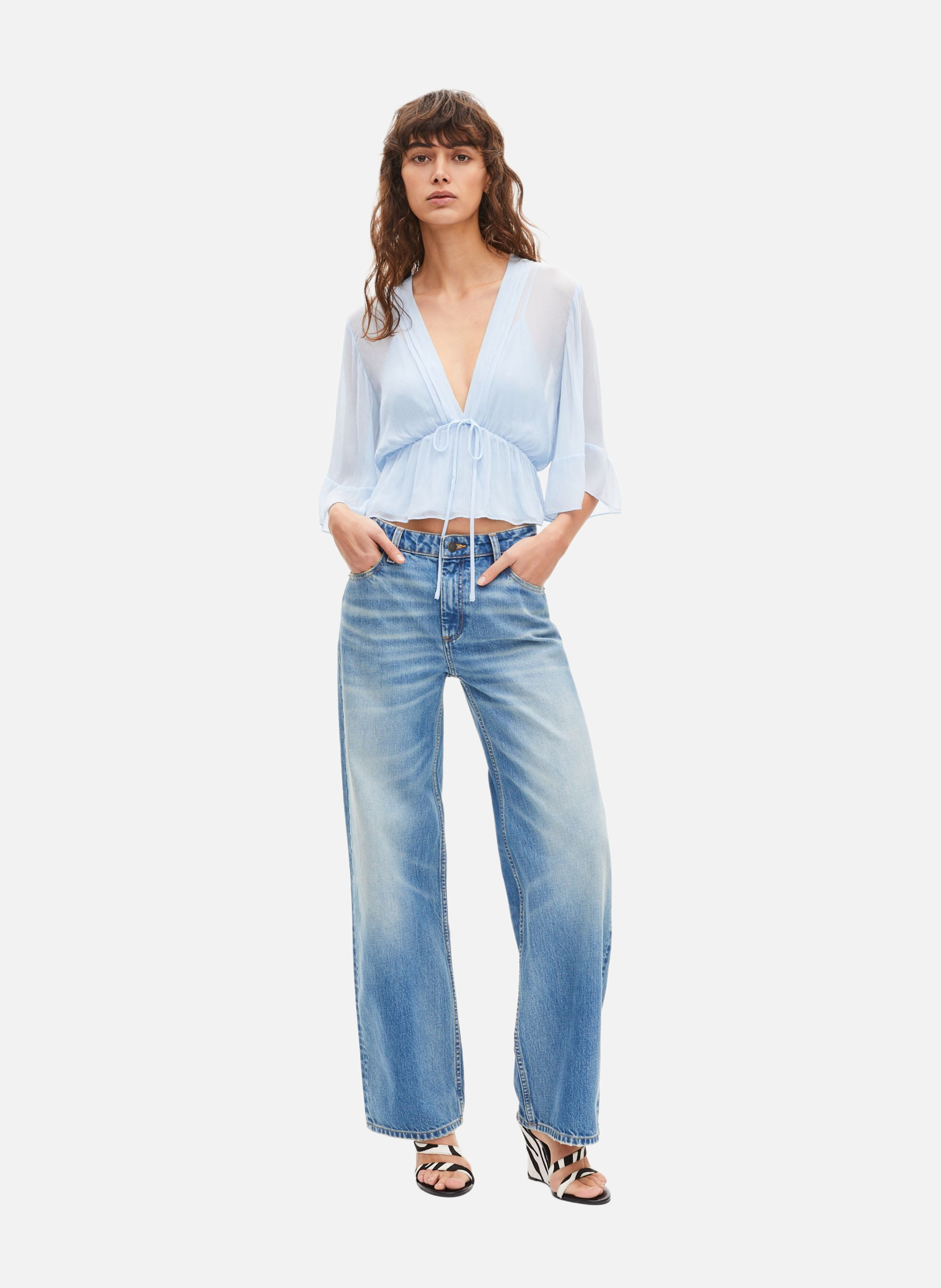 Ruffled blouse THE KOOPLES Blue