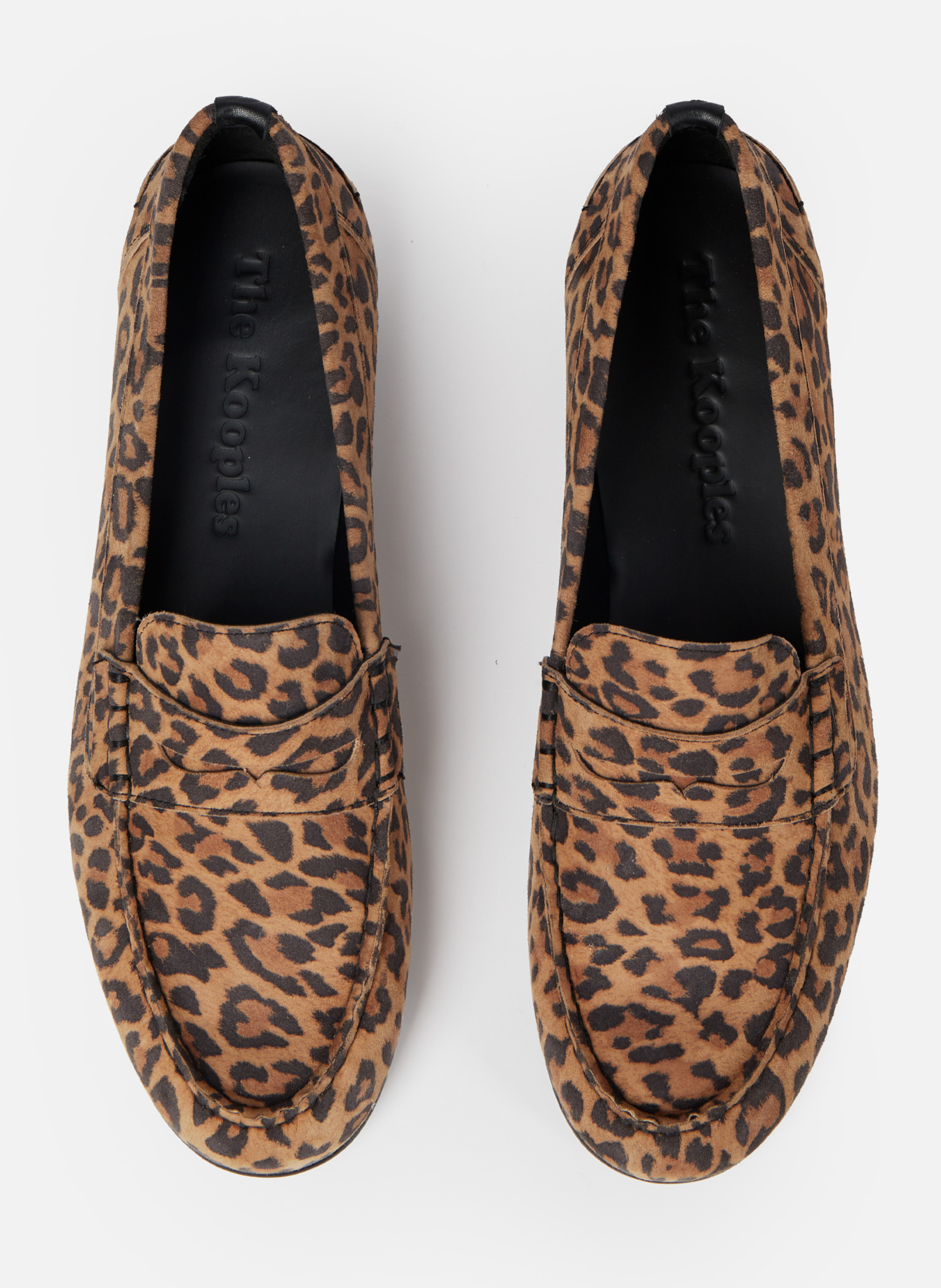 Mocassin en cuir imprimé léopard THE KOOPLES Multicolore