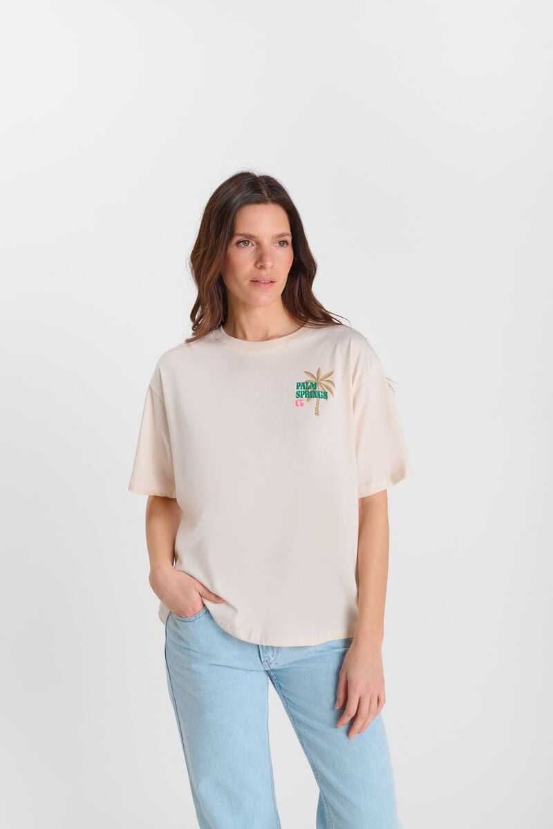 Tommy Badge T-shirt LE TEMPS DES CERISES White