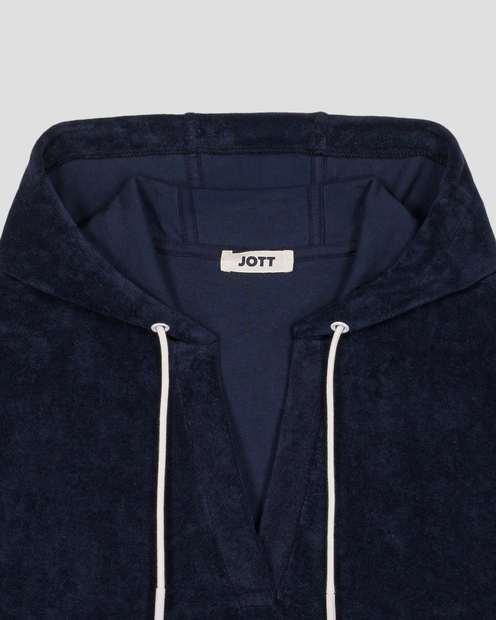Robe éponge à capuche pearl JOTT Bleu