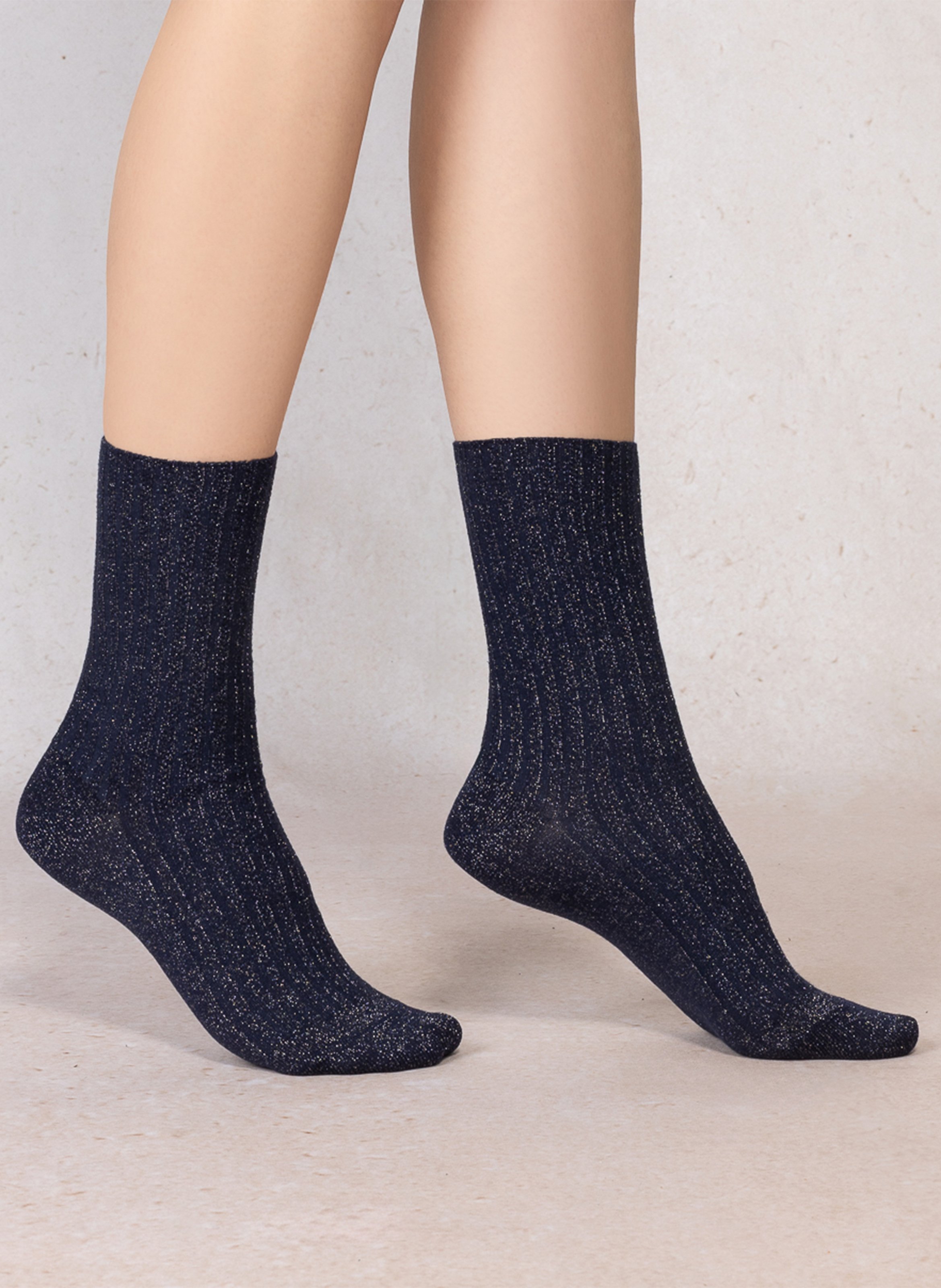 Cotton-blend socks | Blue BLEUFORET Women