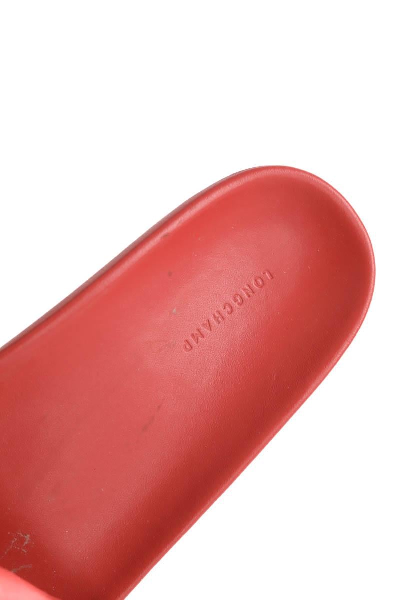 Faux leather sandals LONGCHAMP - Seconde Main Pink