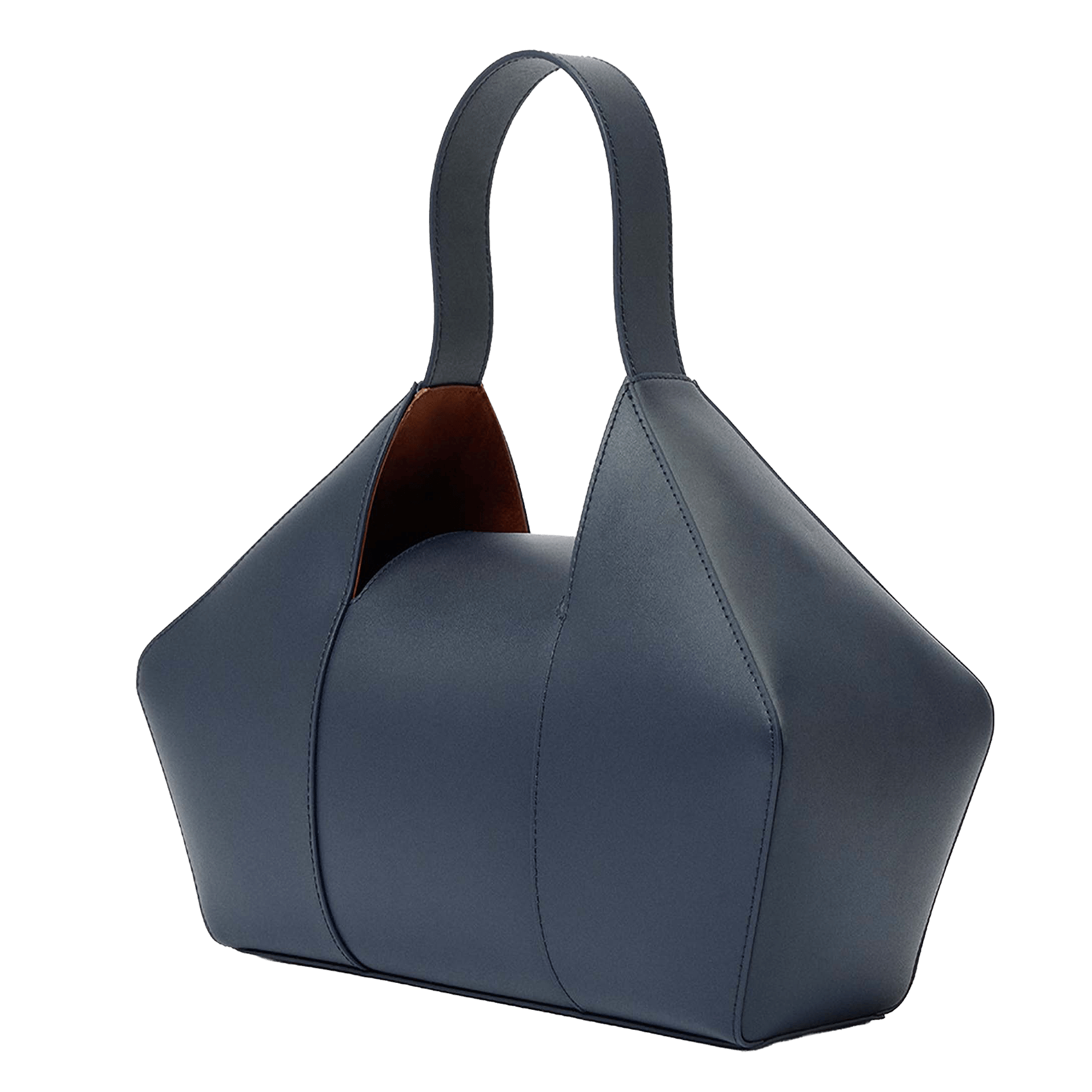 Sac cabas en cuir SIMORRA Bleu