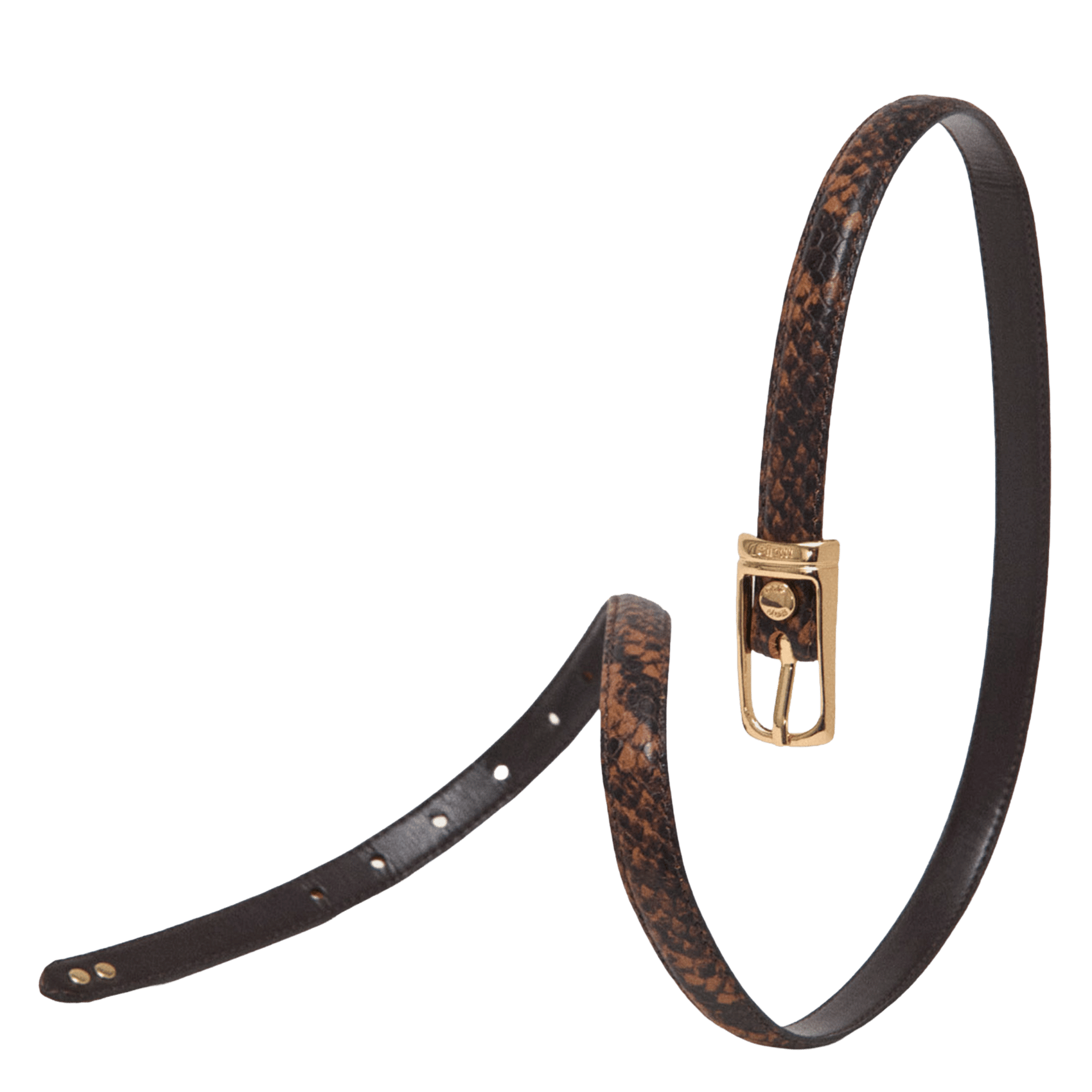Ceinture en cuir MAJE Marron