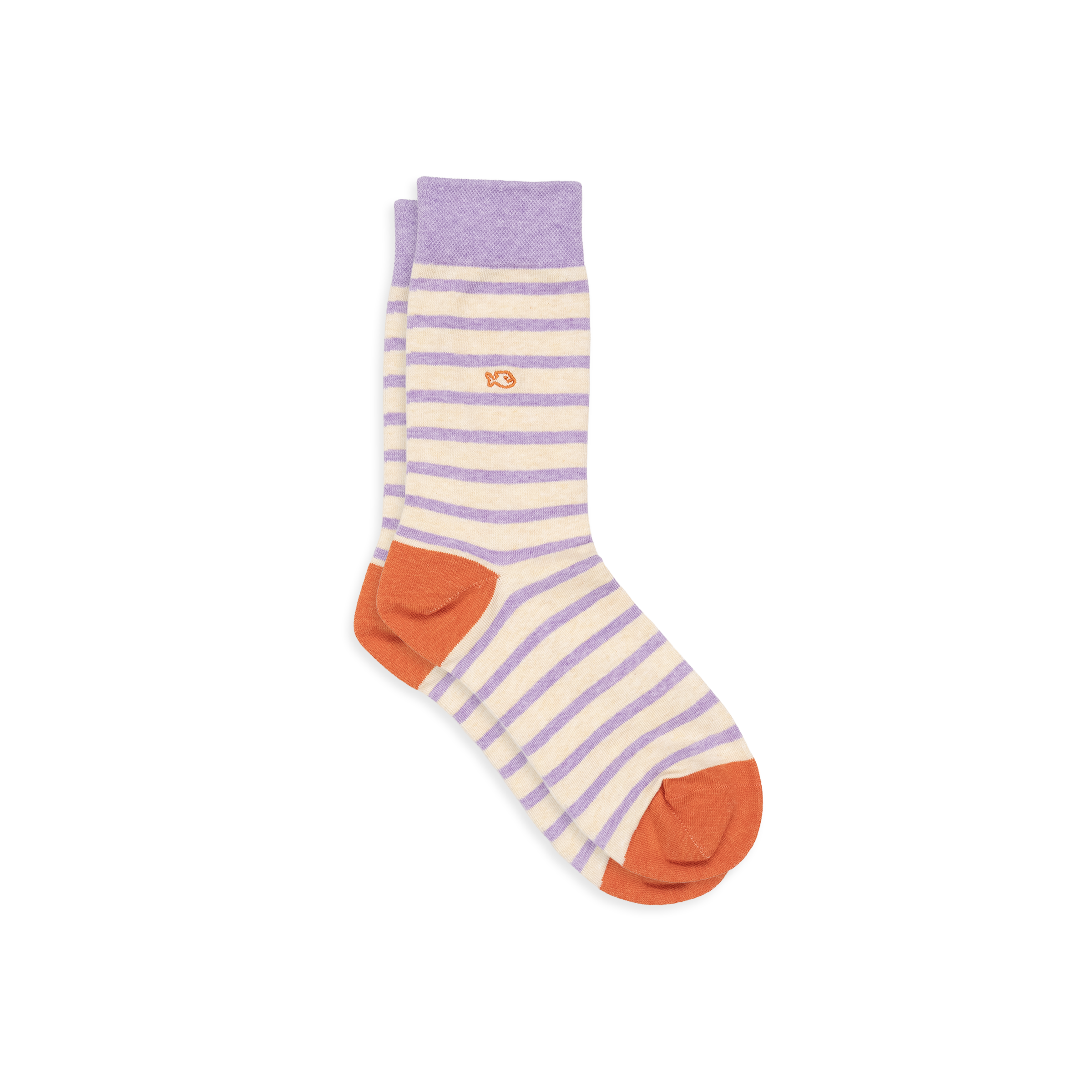 Combed cotton socks with wide stripes BILLYBELT