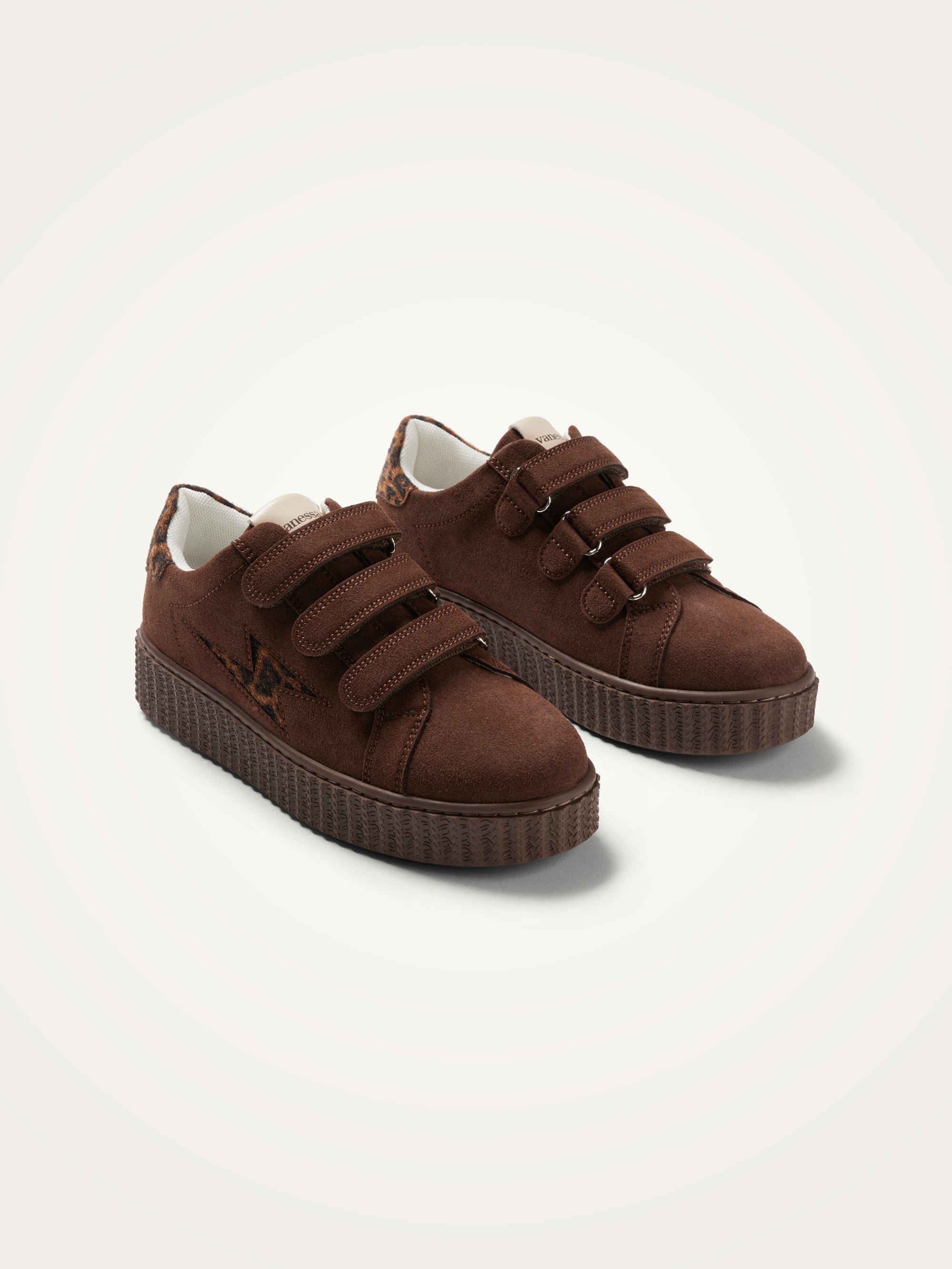 Low Velcro trainers VANESSA WU Brown