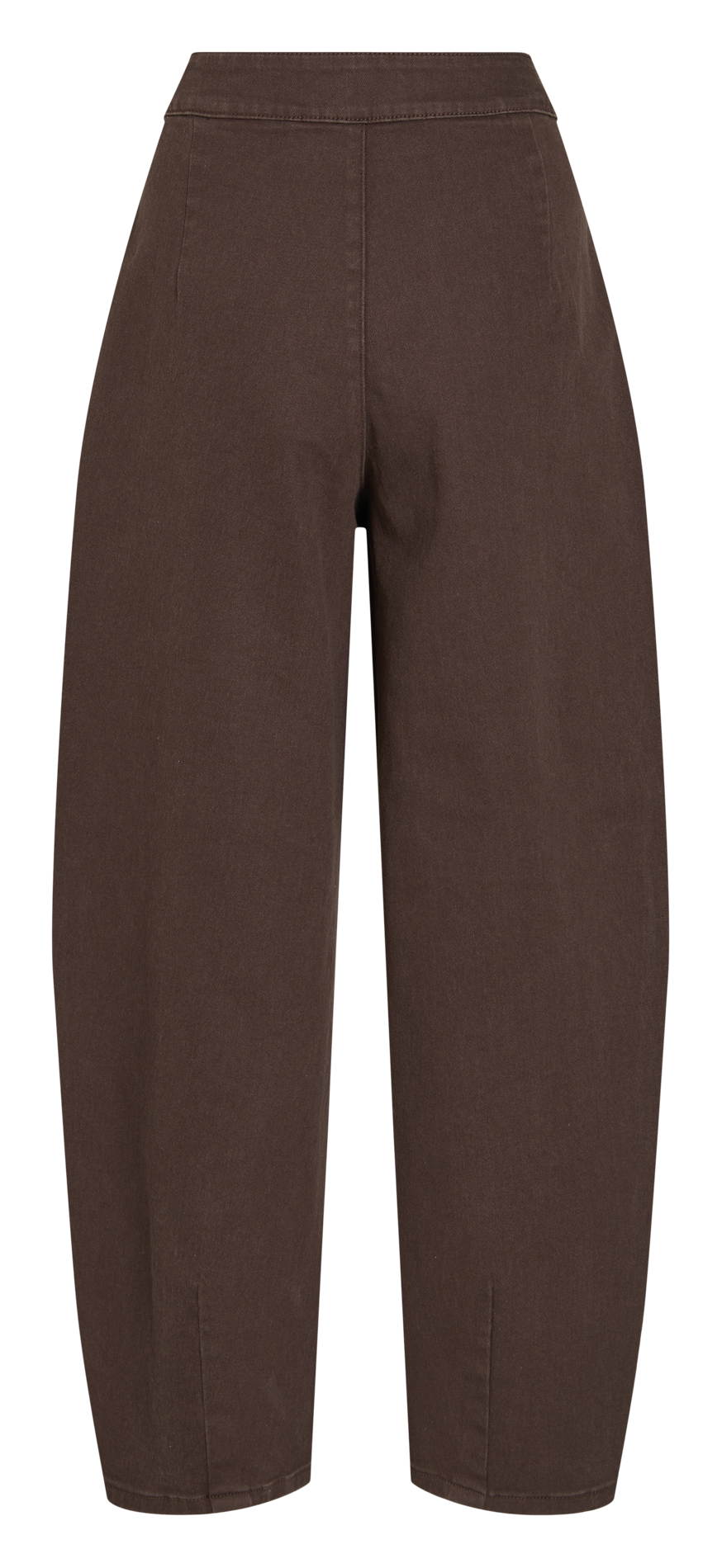 Hoch geschnittene Baumwollmischung Jeansrock VILA Braun