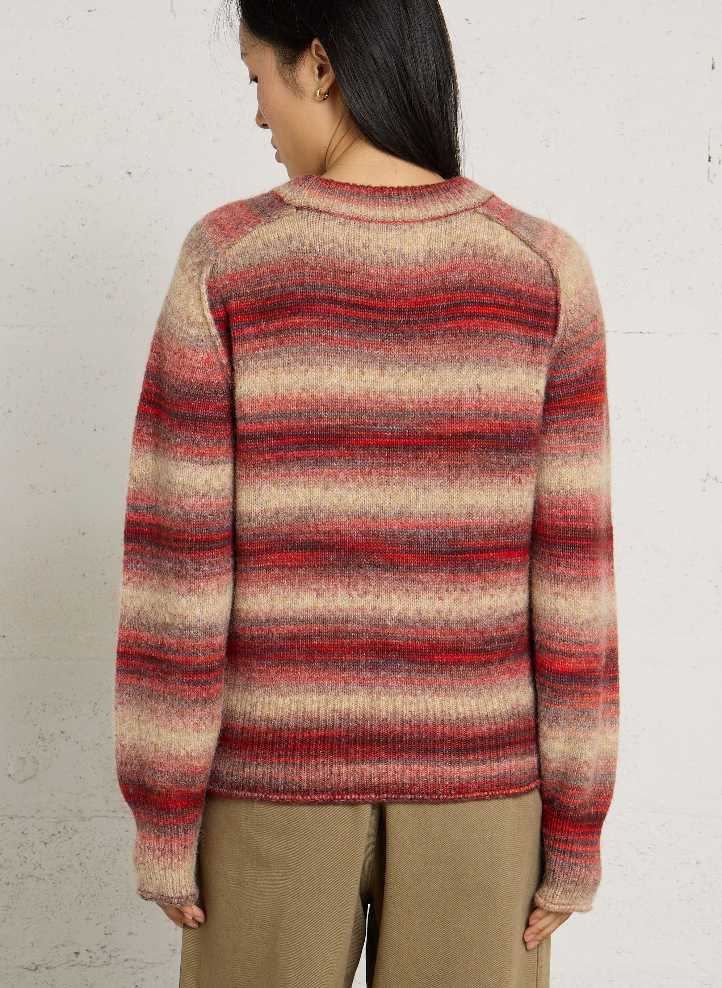 Rechte trui | wolblend LEON & HARPER Beige