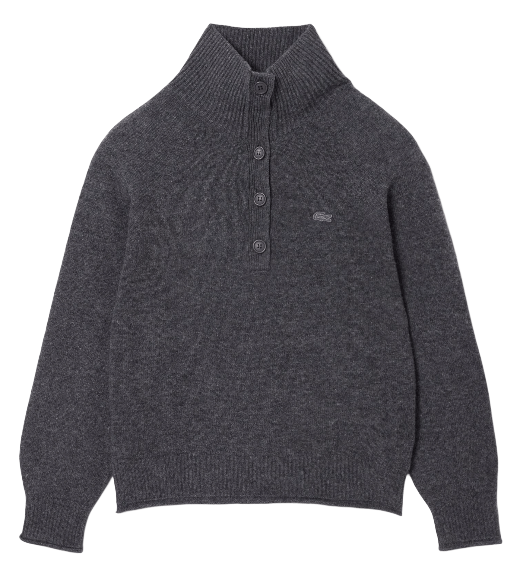 Pull ample en laine LACOSTE Gris