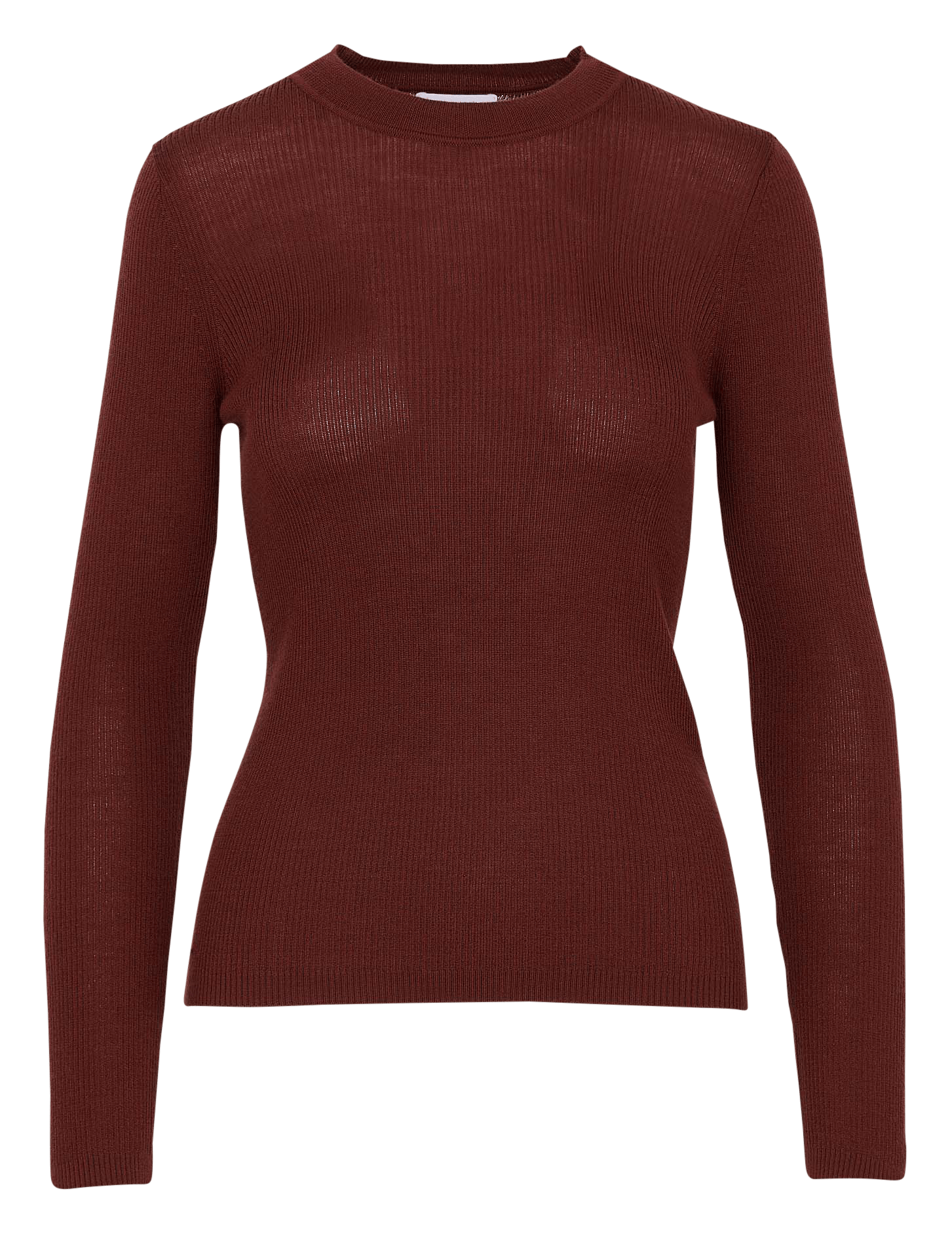Pull col rond en laine mélangée KOOKAI Rose