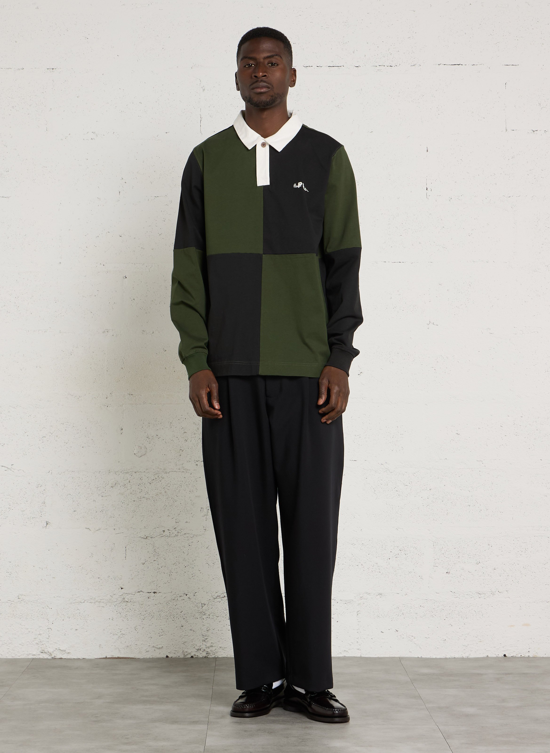 Polo manches longues droit PAUL SMITH Noir