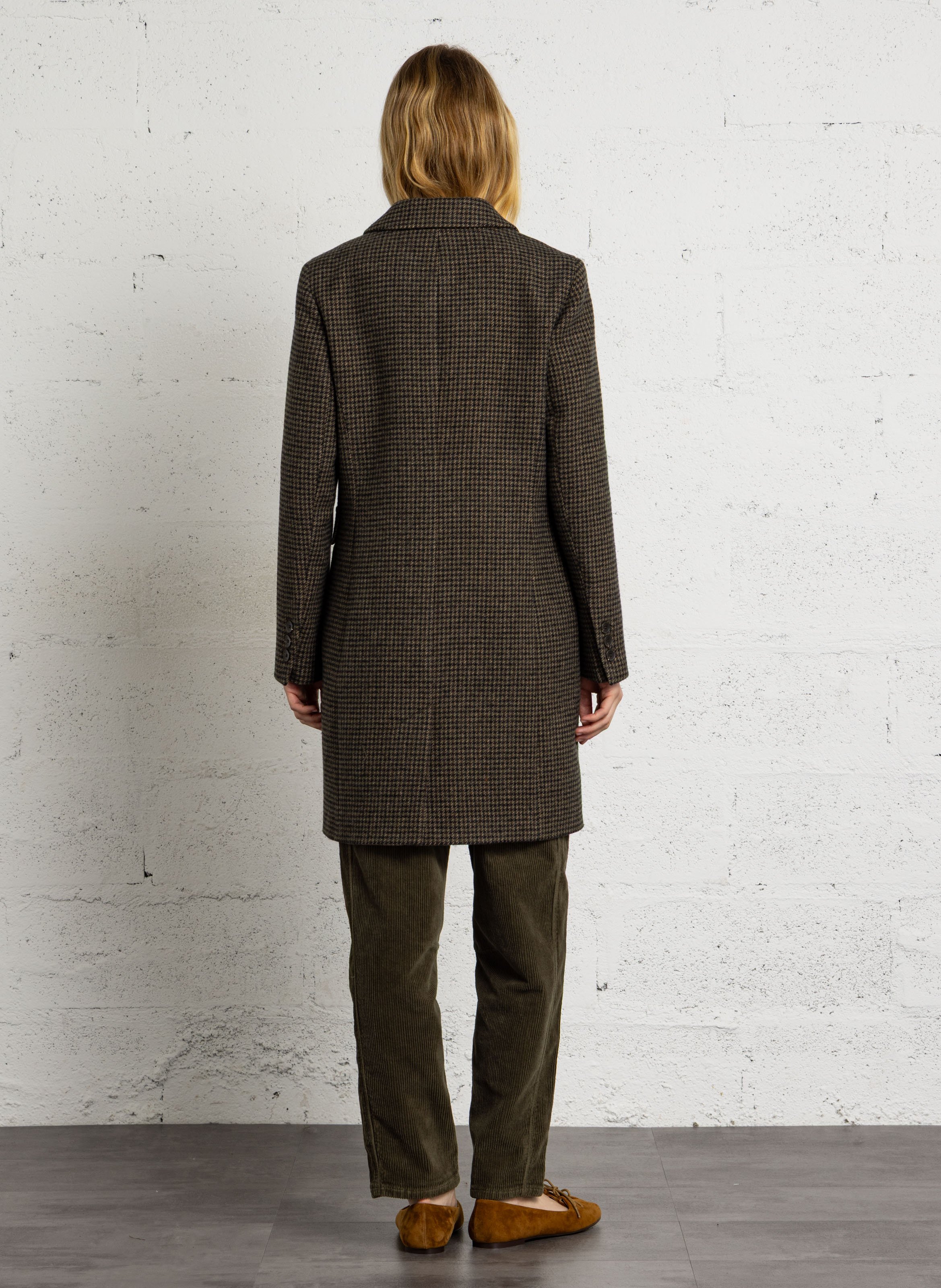 Printed coat MAISON 123 Khaki