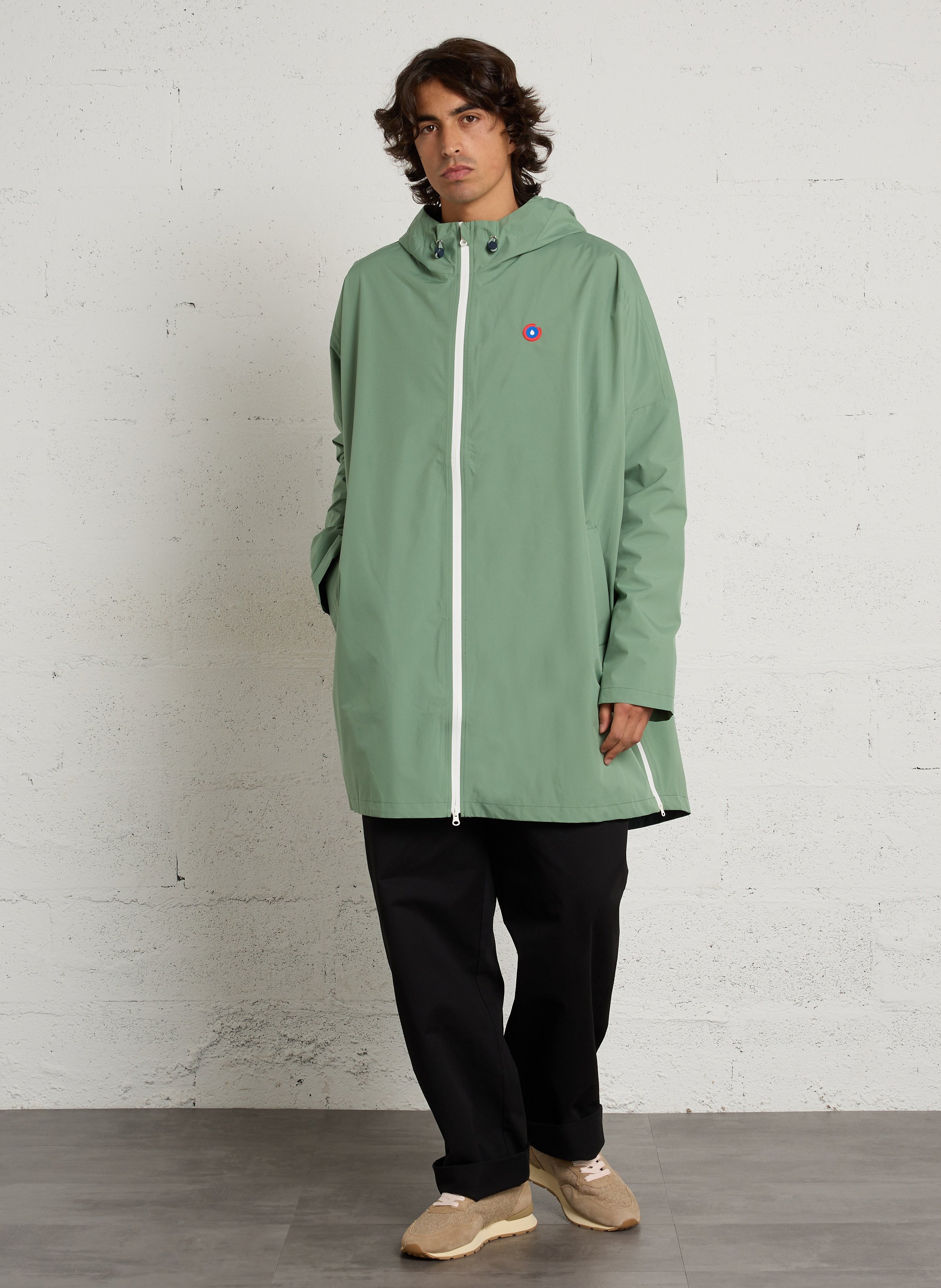 Pull ample col rond en coton MINIMUM Marron