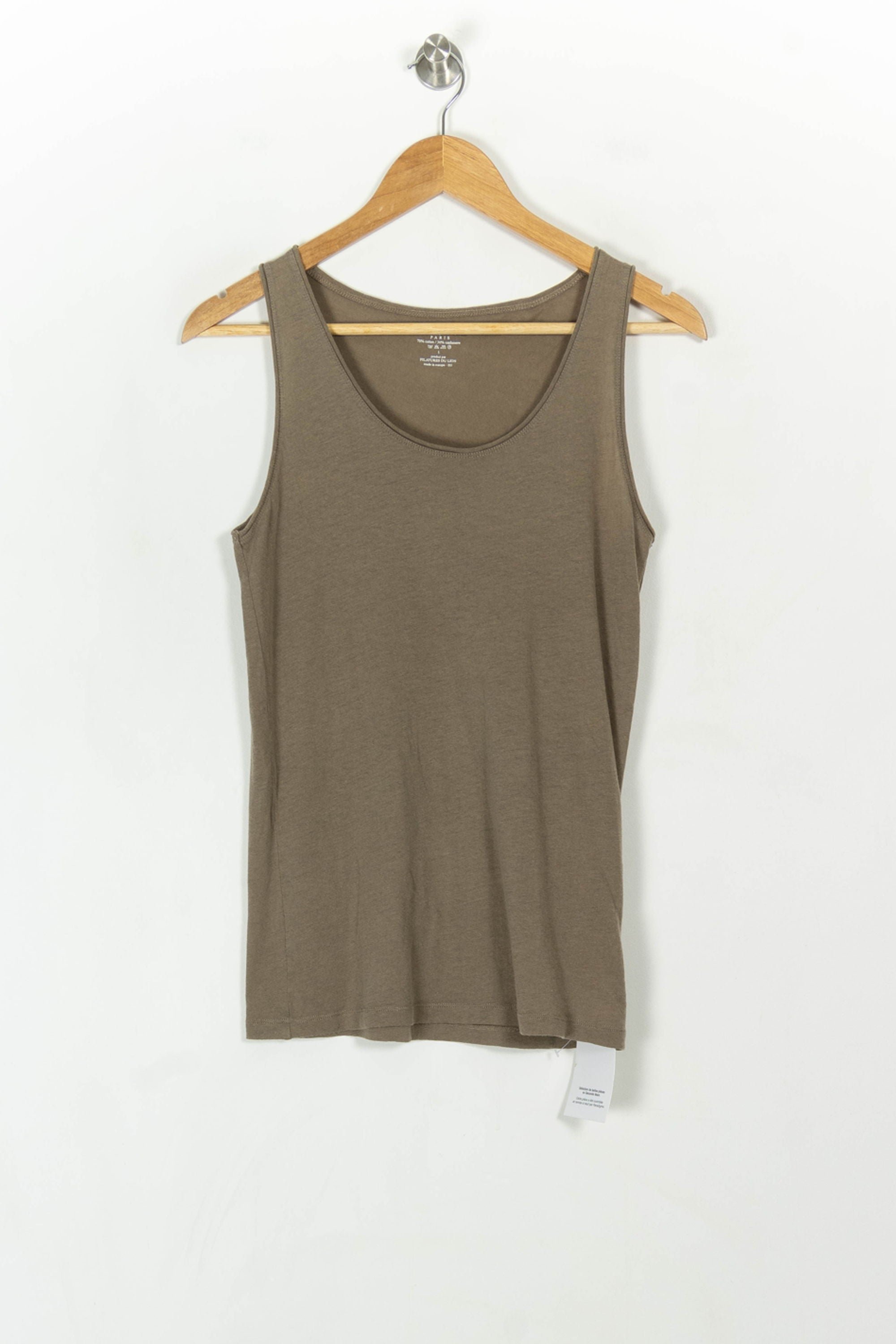 Top & tank top MAJESTIC FILATURES - SECONDE MAIN Beige