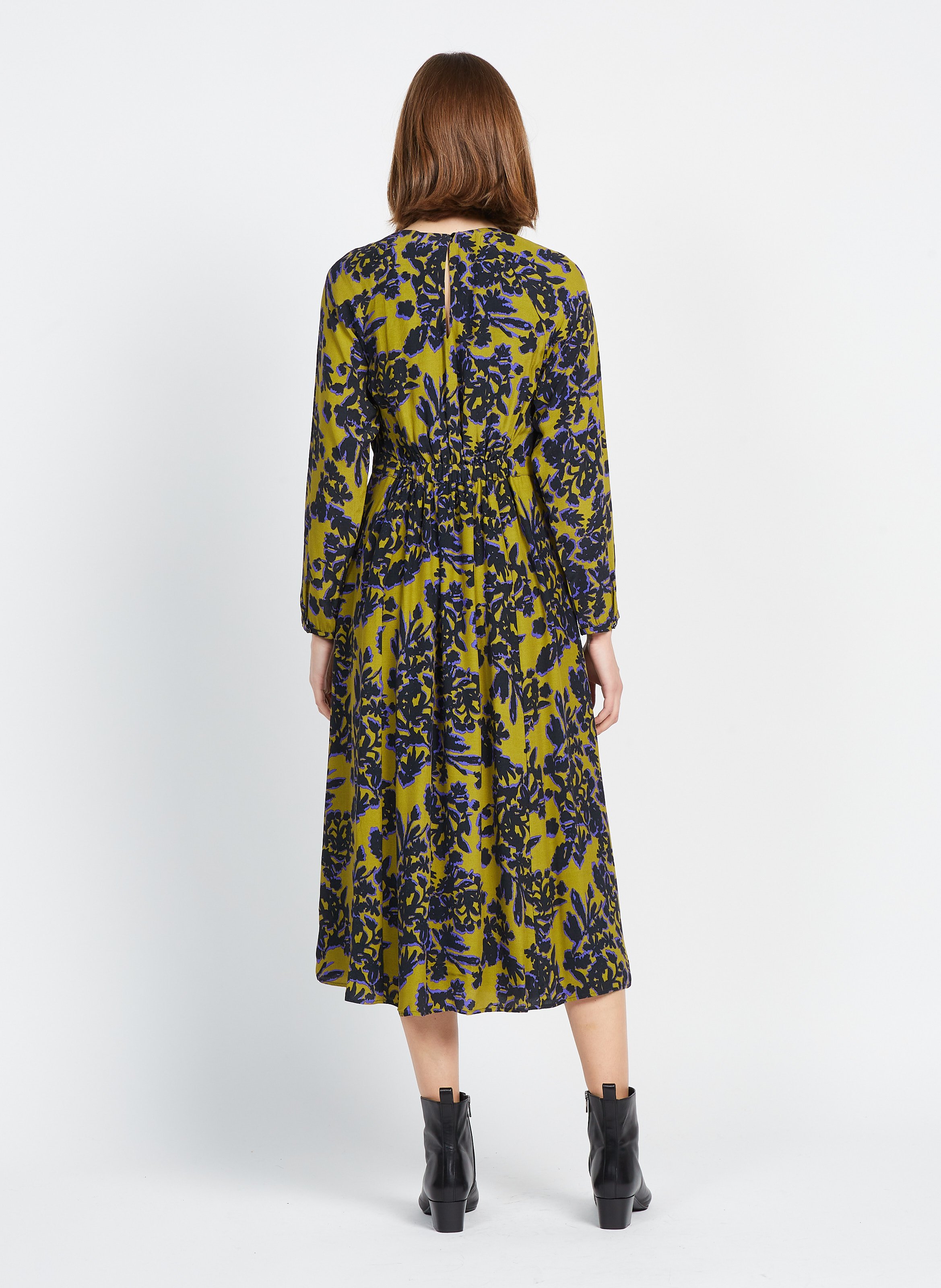 Lowheeled Patent Leather Midcalf Boots Cuir Noir Et Bout Vernis Noir