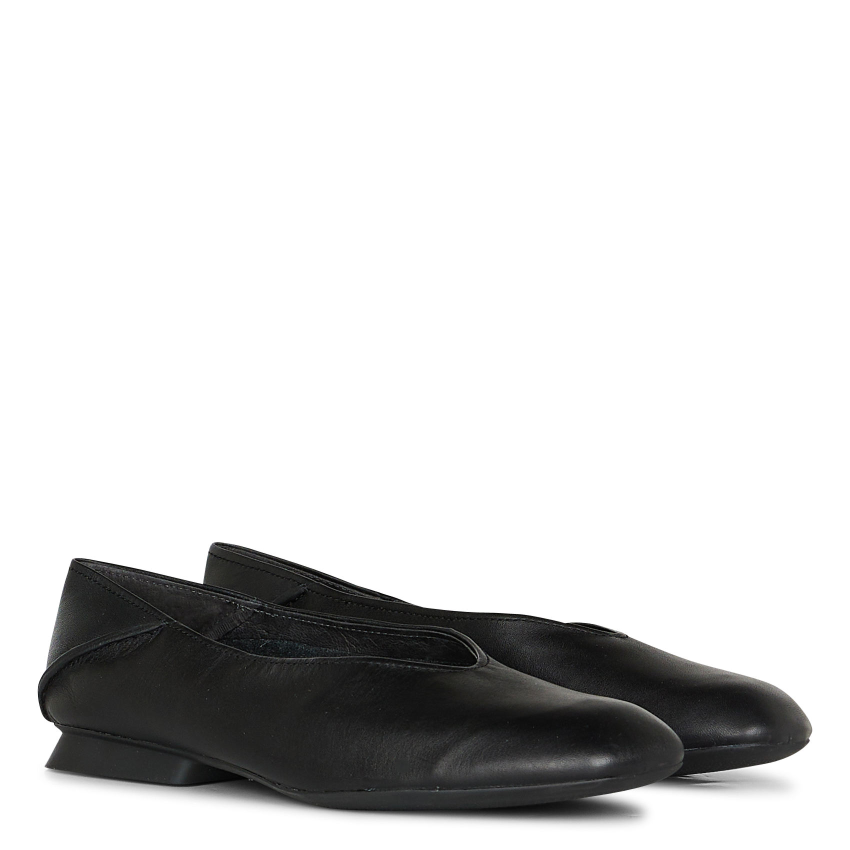 Ballerines en cuir CAMPER Noir