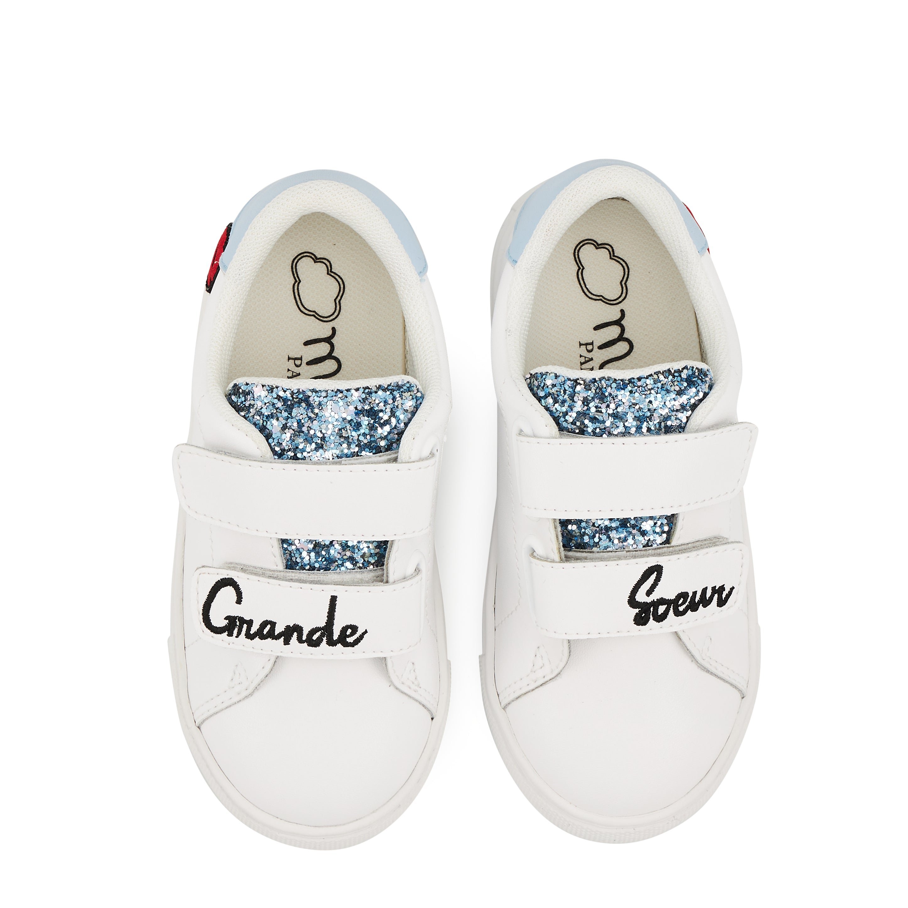 Leather sneakers BONS BAISERS PARIS White