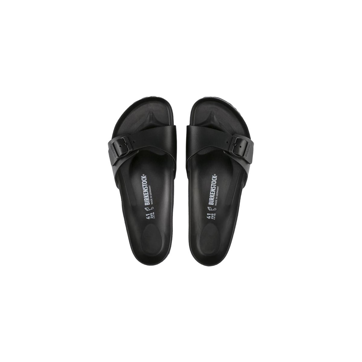 Faux leather sandals BIRKENSTOCK Black