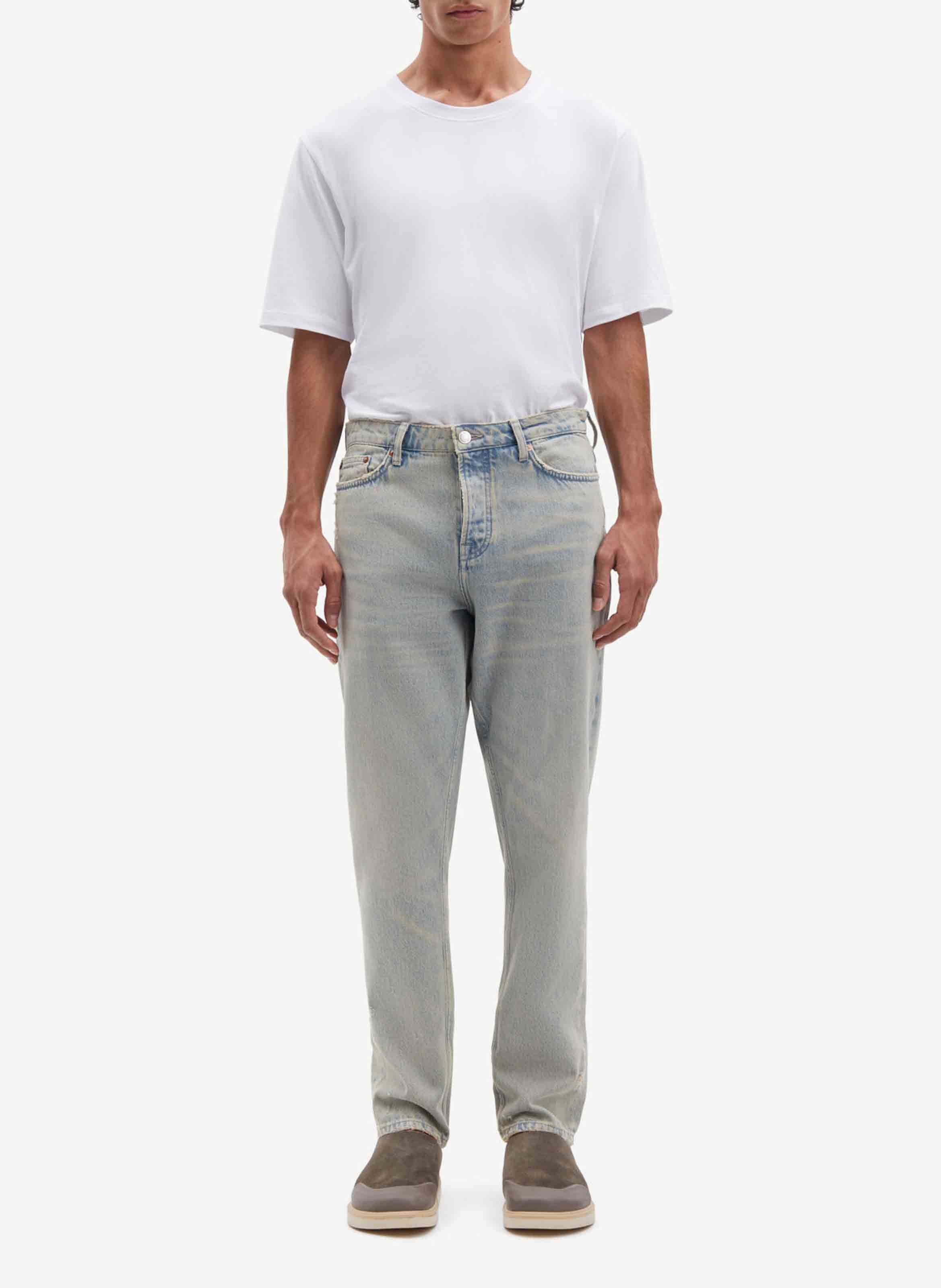 Jean droit  SAMSOE SAMSOE Gris