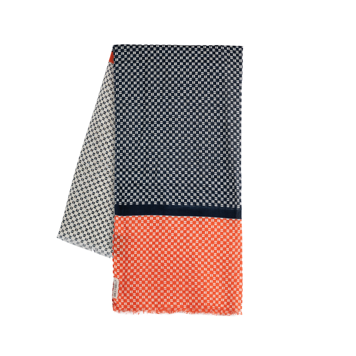 Organic cotton scarf BILLYBELT Blue