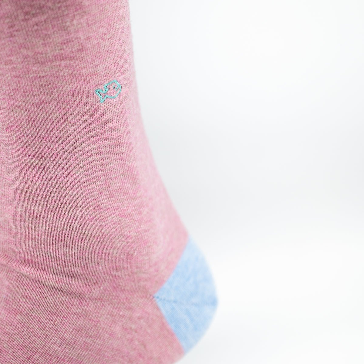 Solid combed cotton socks BILLYBELT Pink
