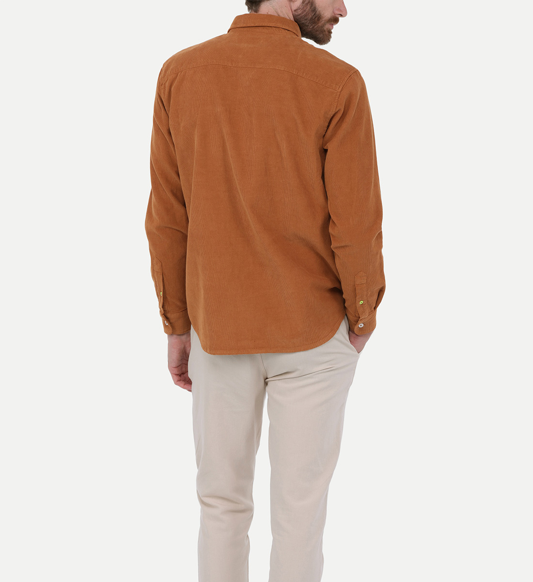 Corduroy shirt GILI'S Brown