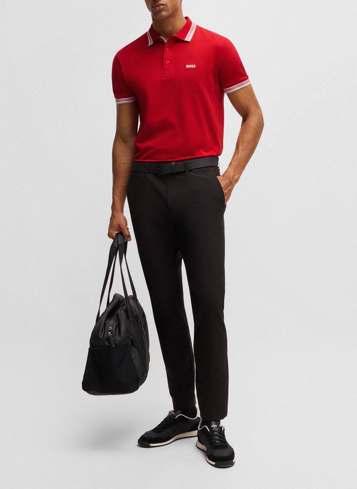 Regular-fit cotton polo shirt BOSS Red