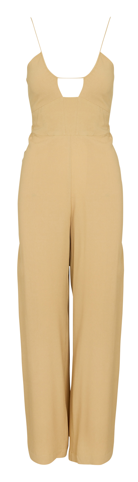 Wijde en soepele jumpsuit KARMA KOMA Beige