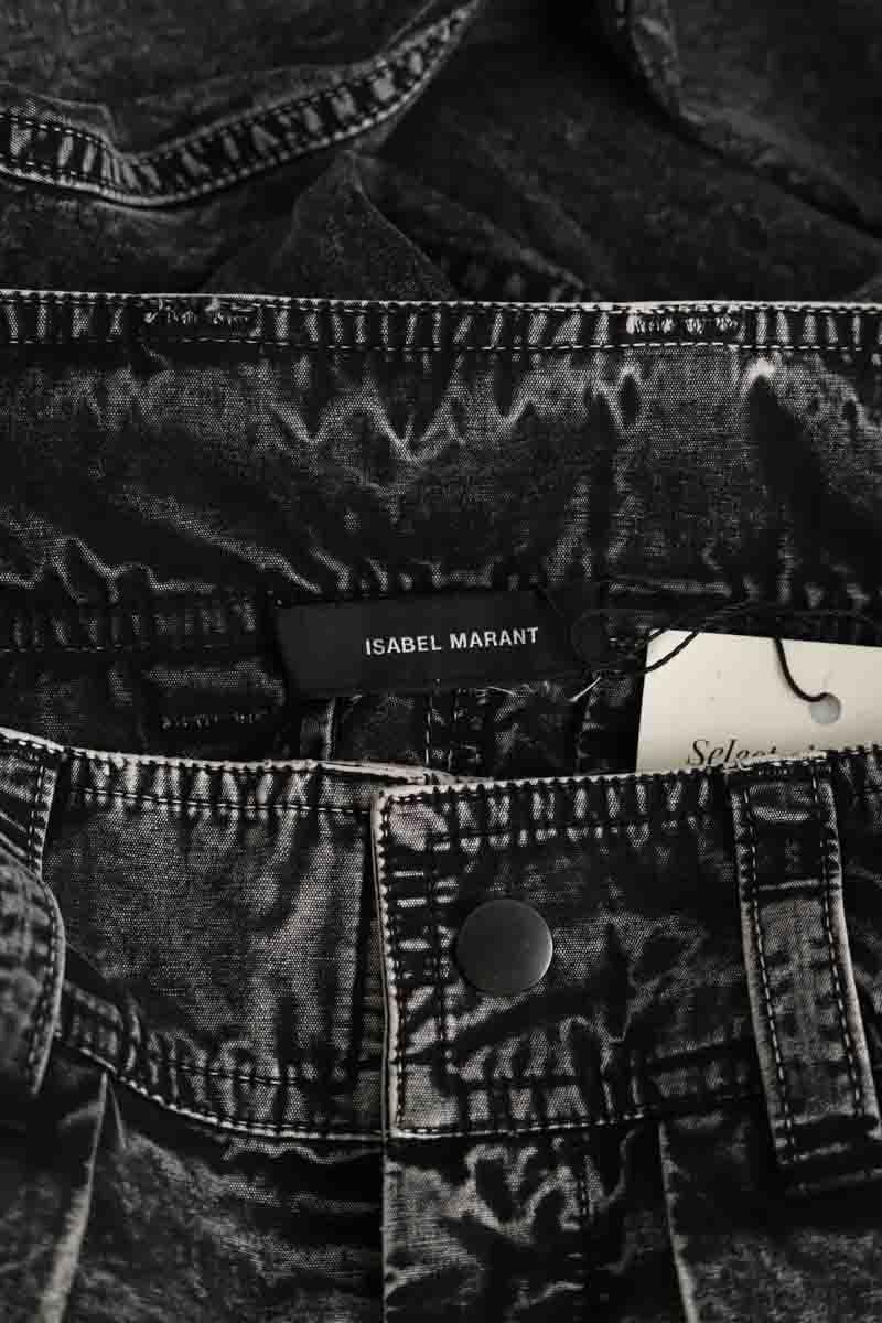 Cotton carrot pants ISABEL MARANT - Seconde Main Grey