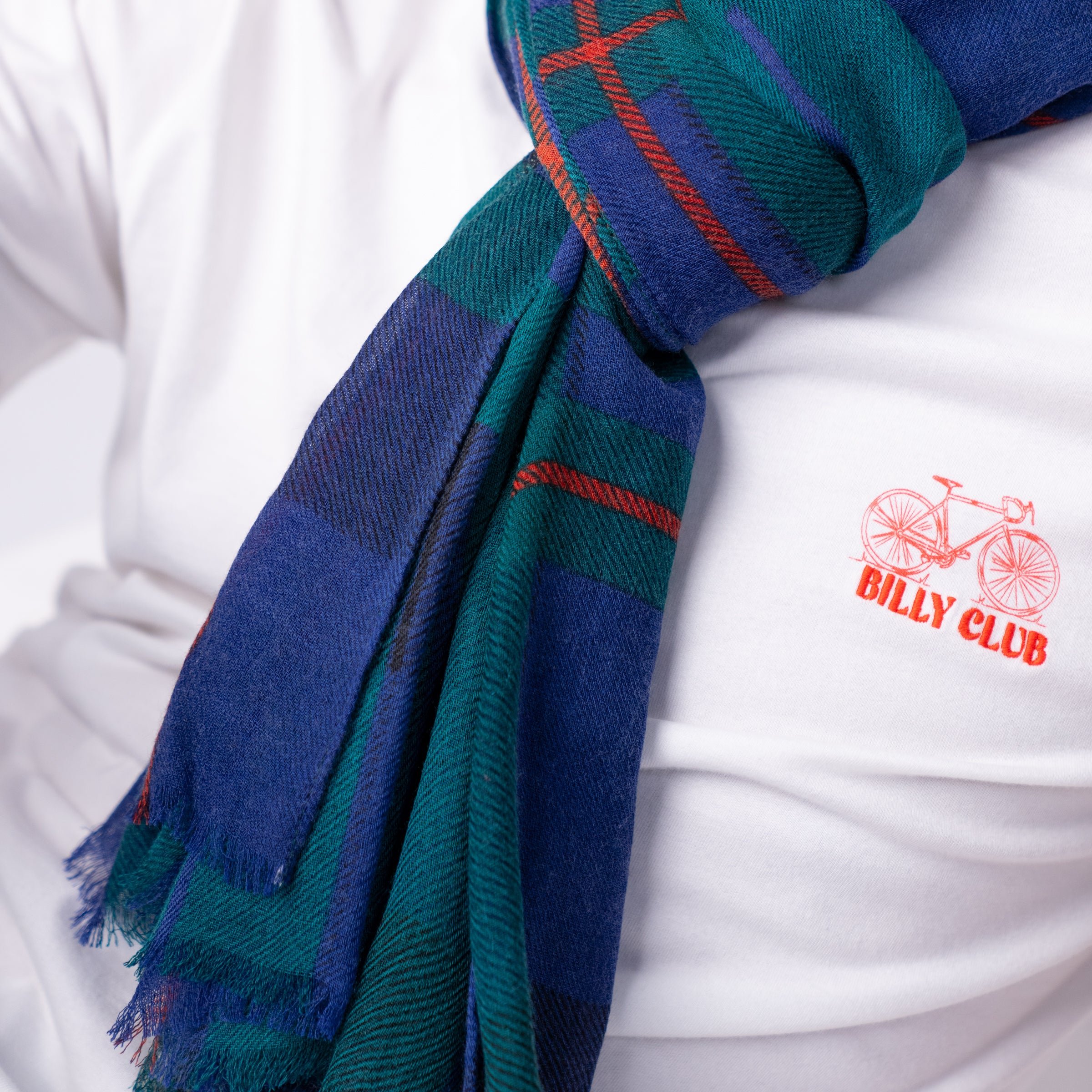 Floaty wool scarf BILLYBELT Blue