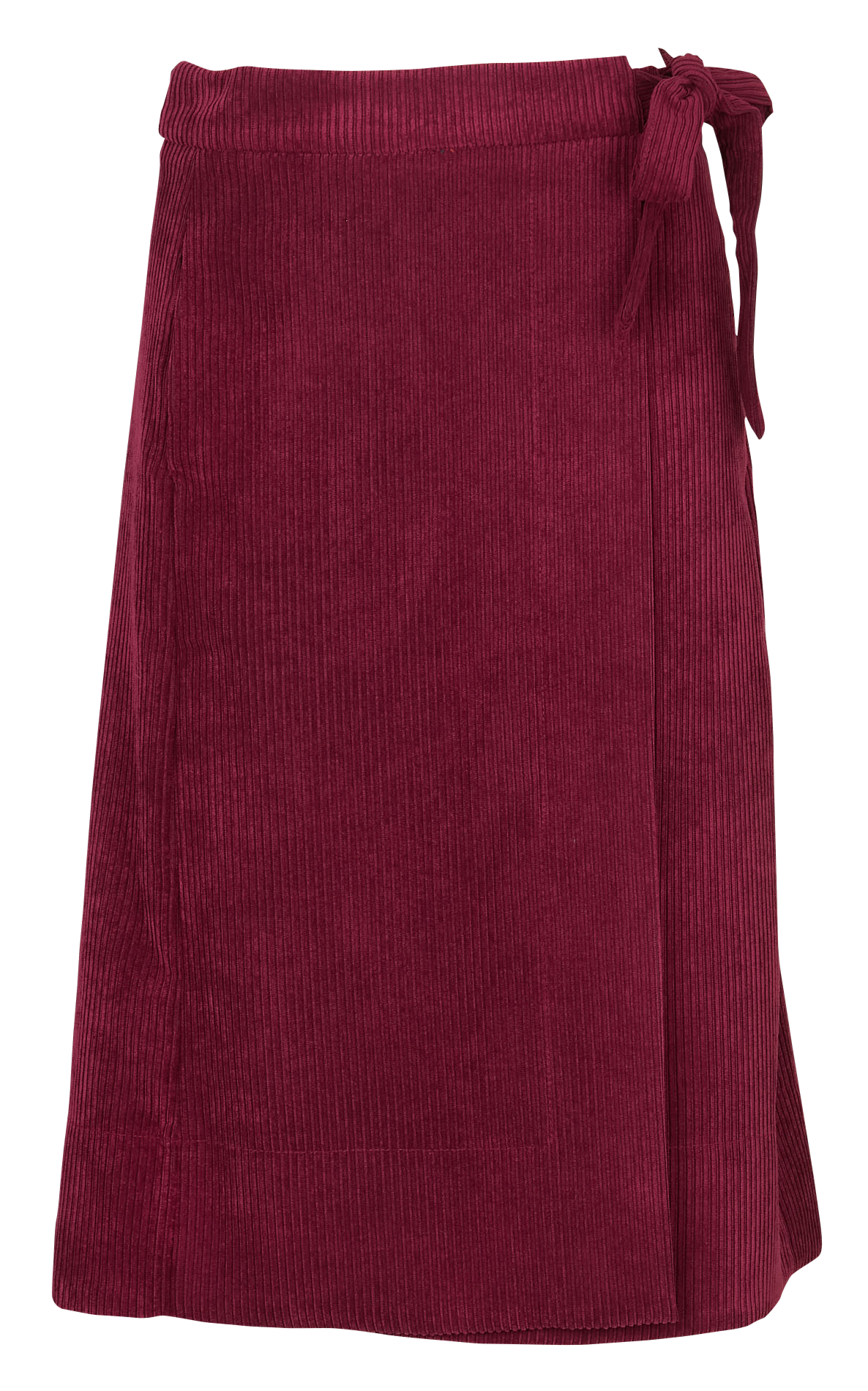 Velvet wrap midi skirt LA FEE MARABOUTEE Brown
