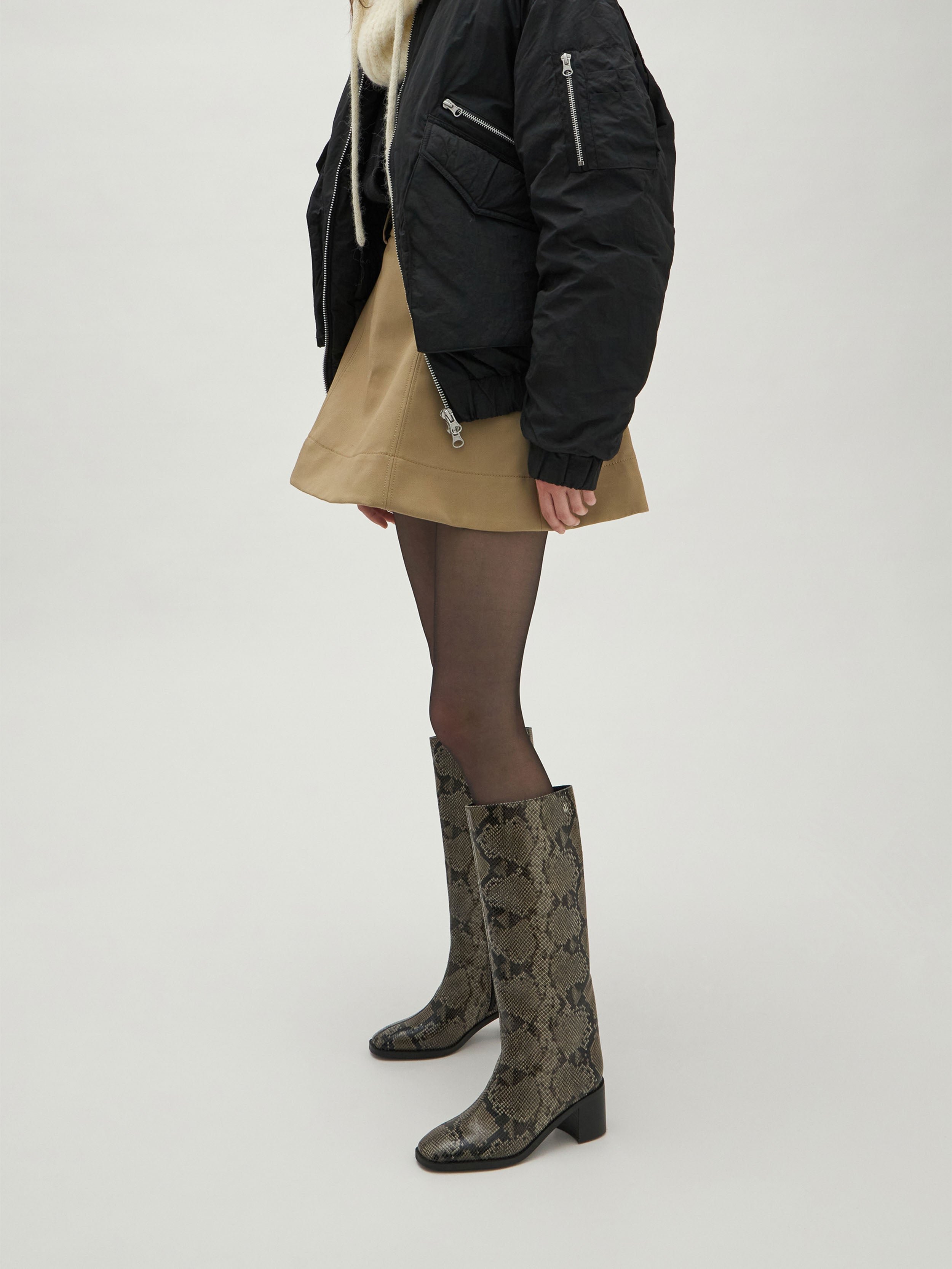 Bottes à talon VANESSA WU Gris