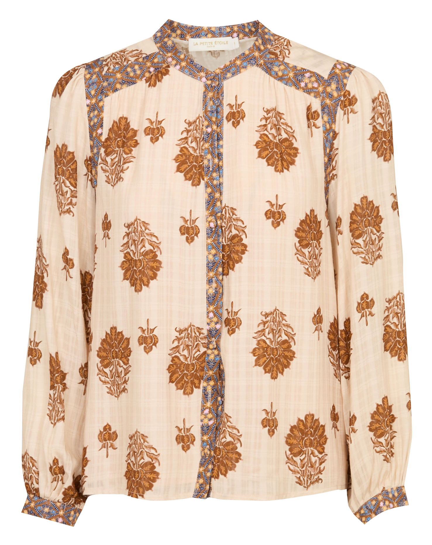 Chemise ample col mao LA PETITE ETOILE Multicolore