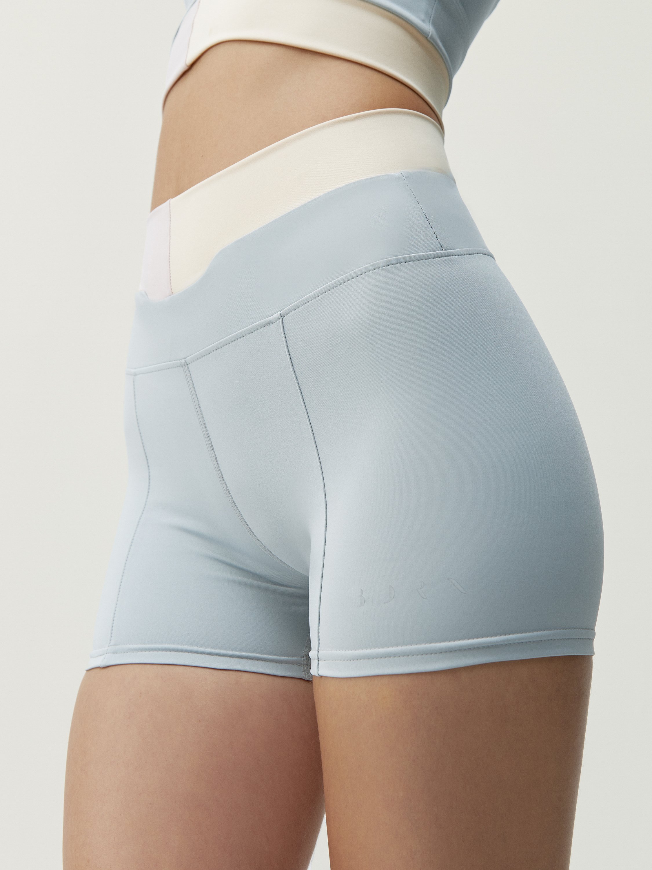 Short women's cycling shorts BORN LIVING YOGA Grey