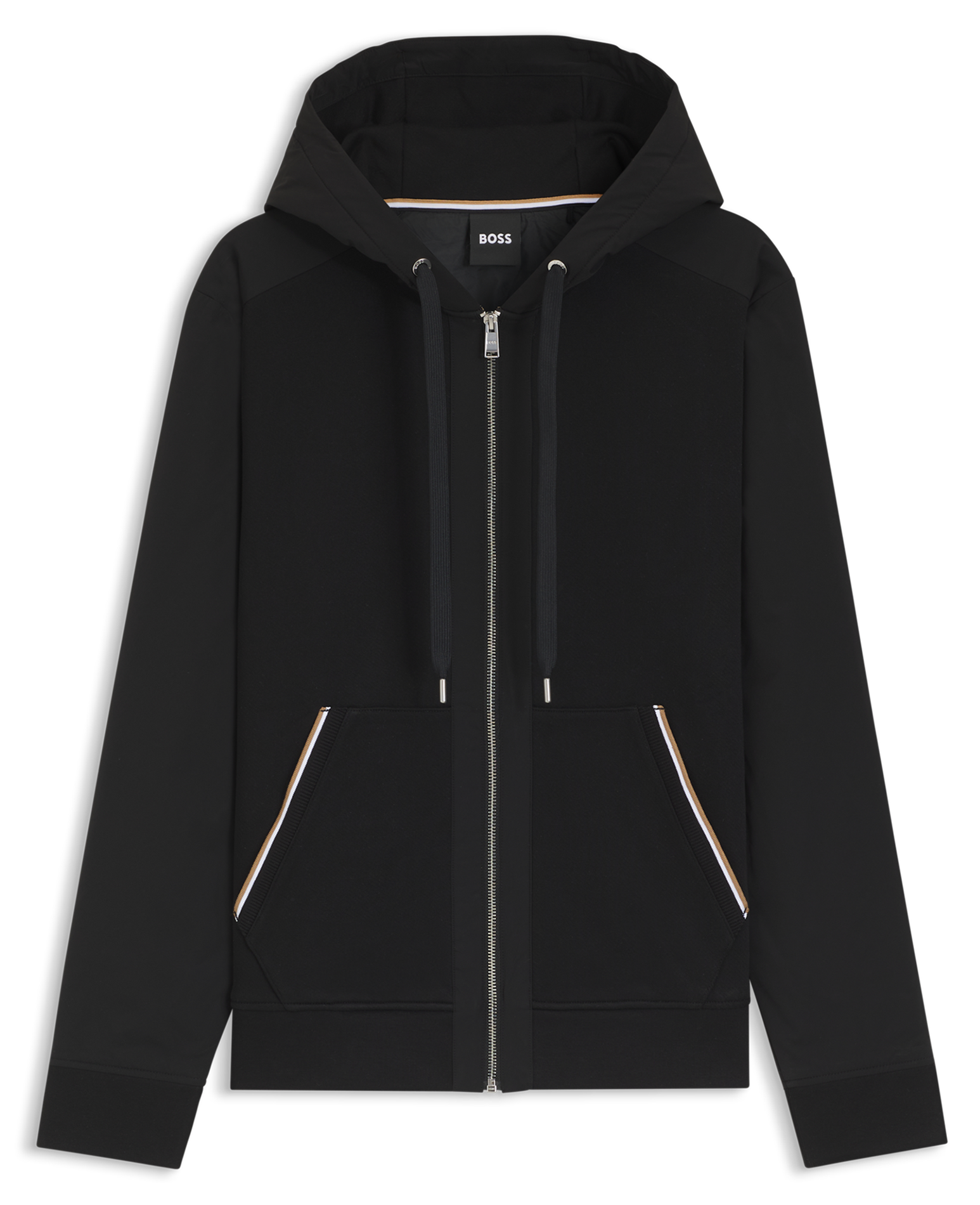 Cotton sweatshirt BOSS Black