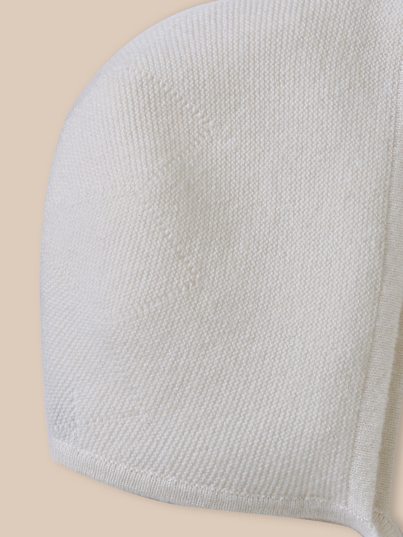 Cashmere newborn bonnet CYRILLUS White