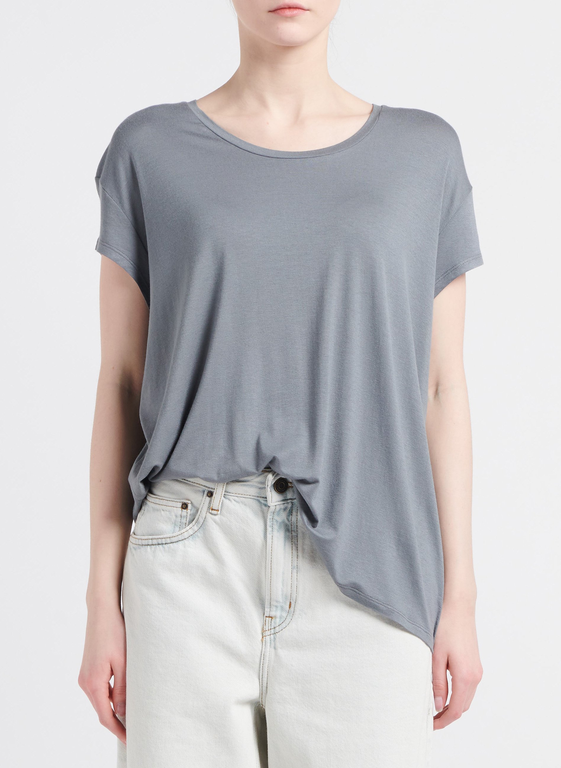 Rundhals-T-Shirt MARGAUX LONNBERG Grau