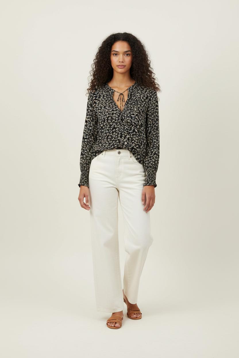 Blouse GANNI - Seconde Main Blue