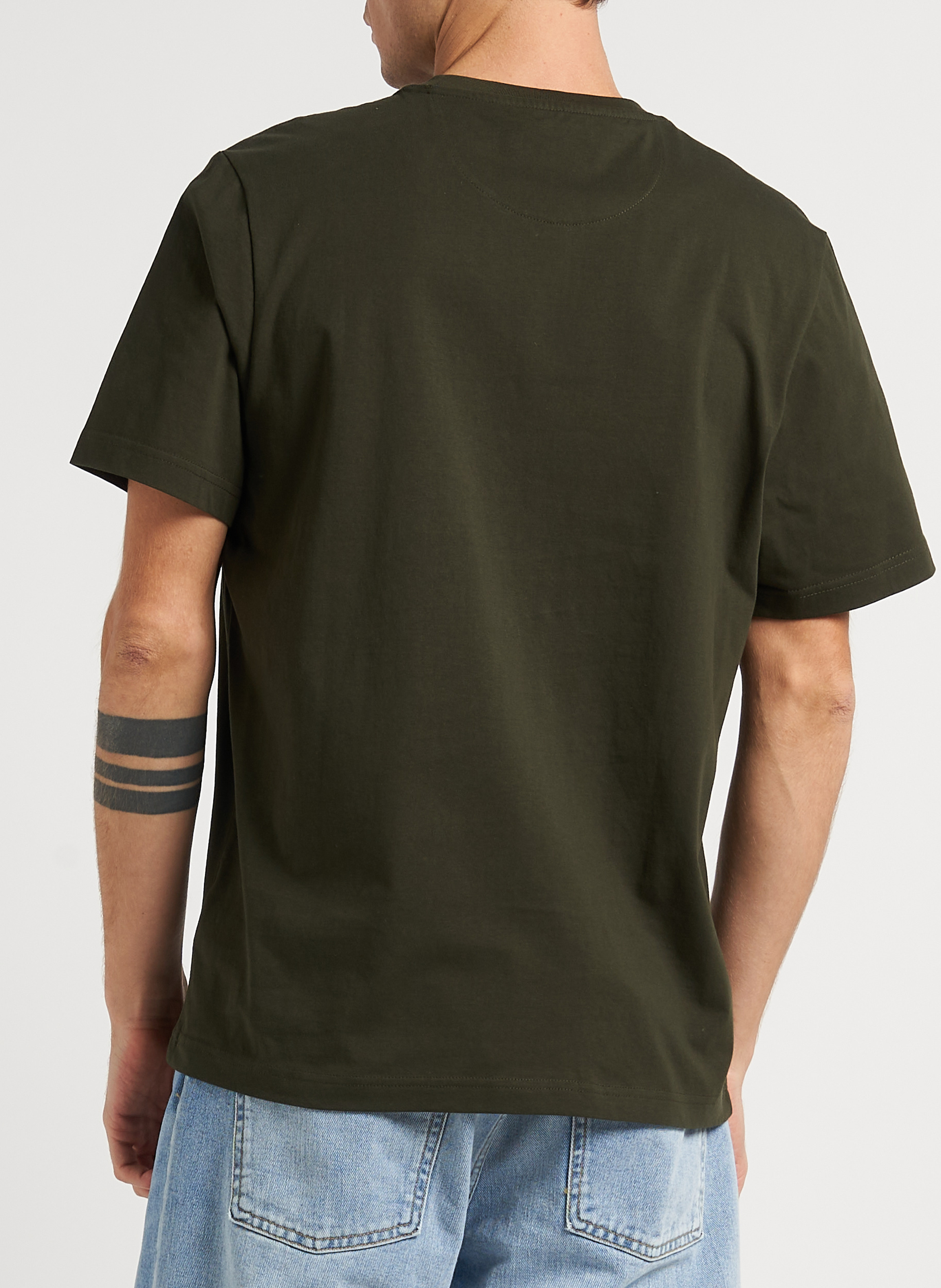 Rundhals-T-Shirt aus Bio-Baumwolle FARAH Grun