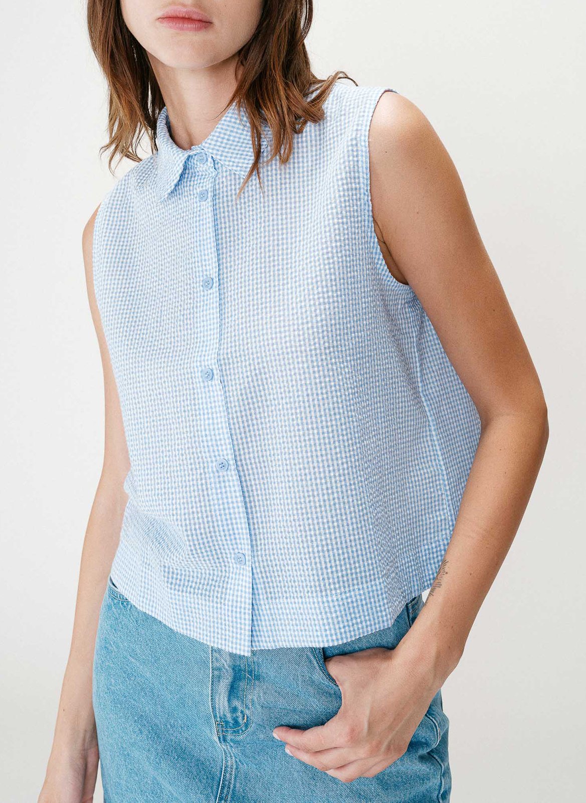 Baumwoll-Bluse GRACE ET MILA