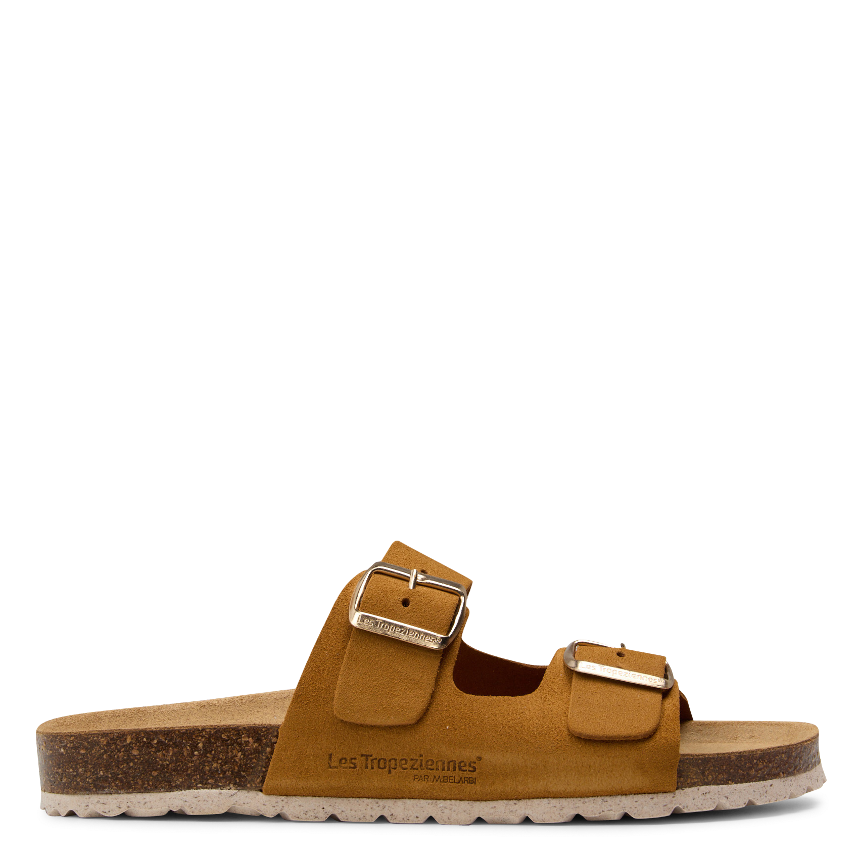 Sandales plates à brides en cuir LES TROPEZIENNES PAR M.BELARBI