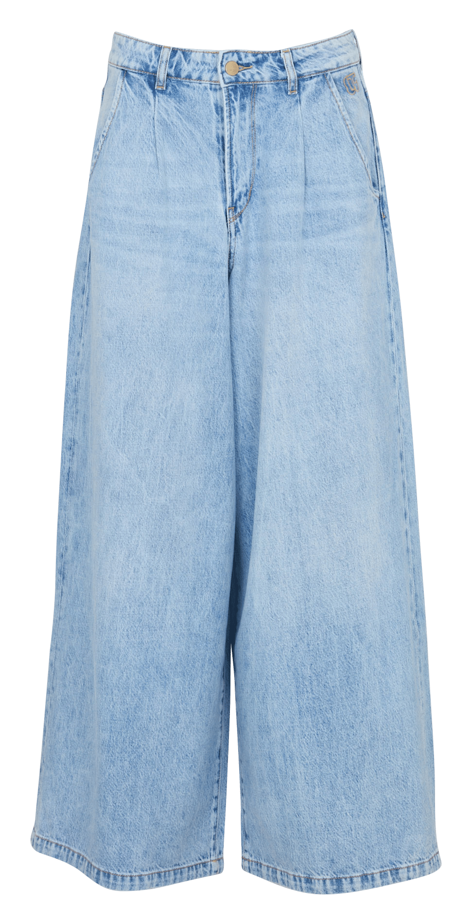 Wijde broek LE TEMPS DES CERISES Blauw