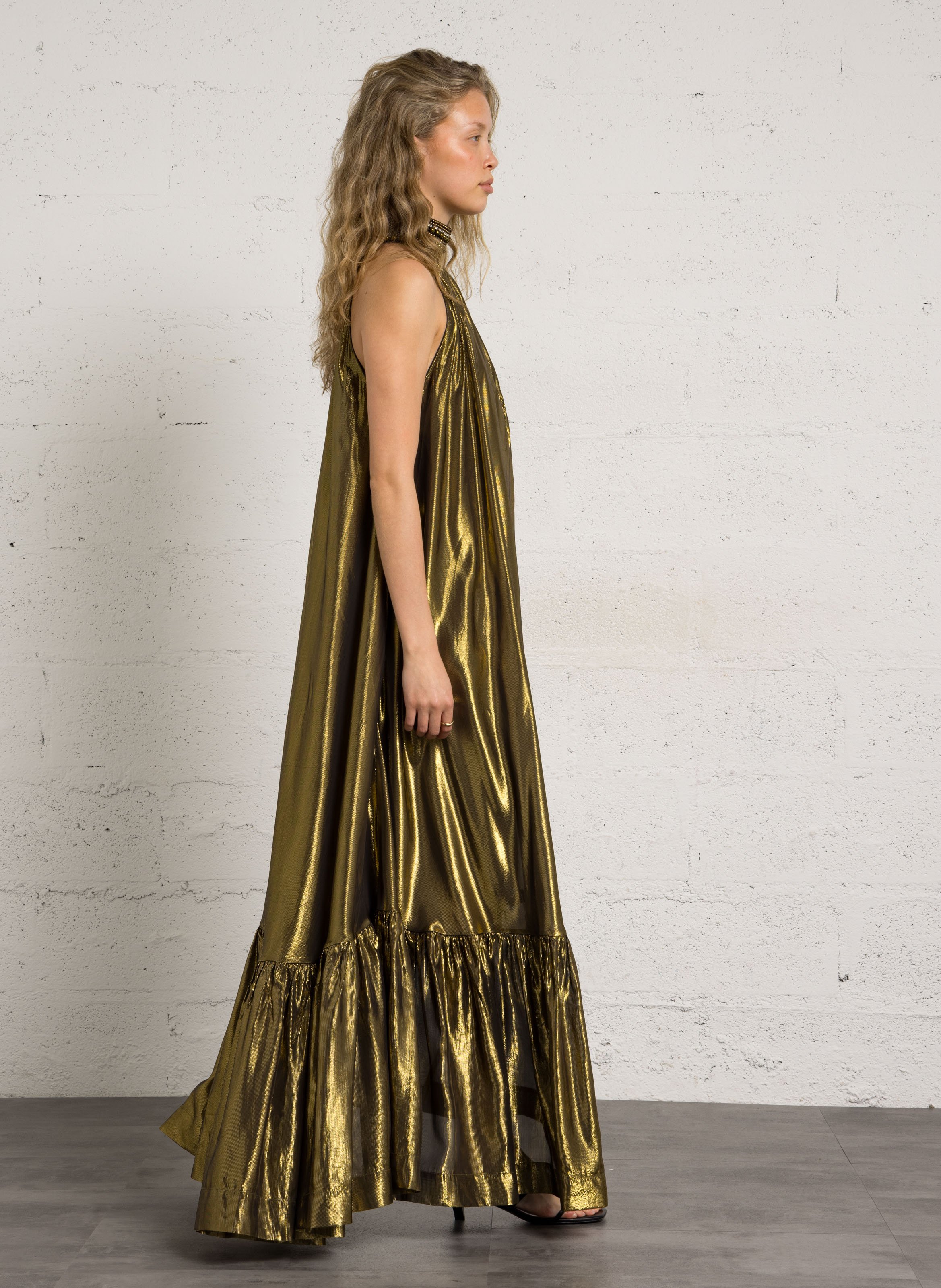 Mules bouts carrés en cuir  MI/MAI Noir