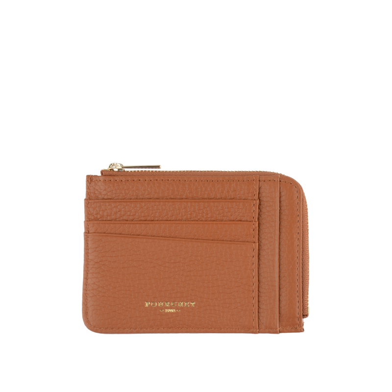 Portefeuille en cuir de vachette POURCHET