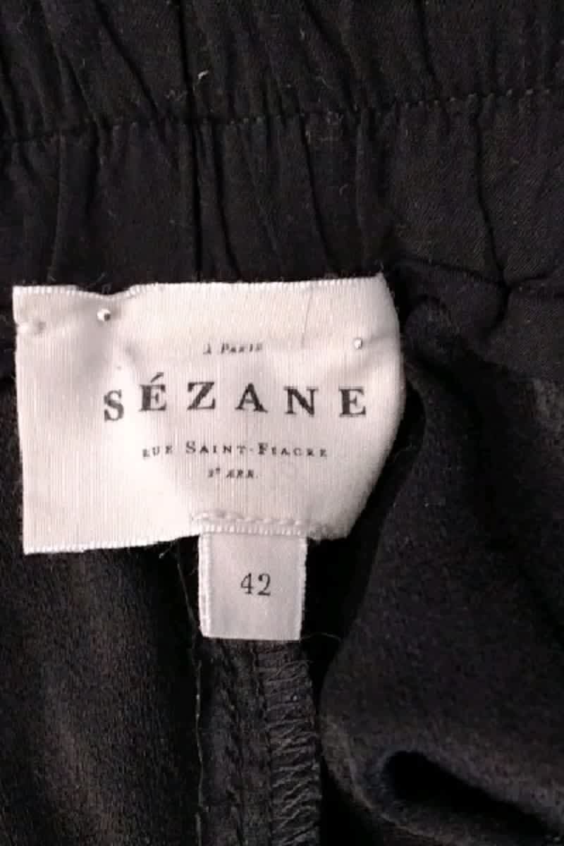 Carrot trousers SEZANE - Seconde main Black